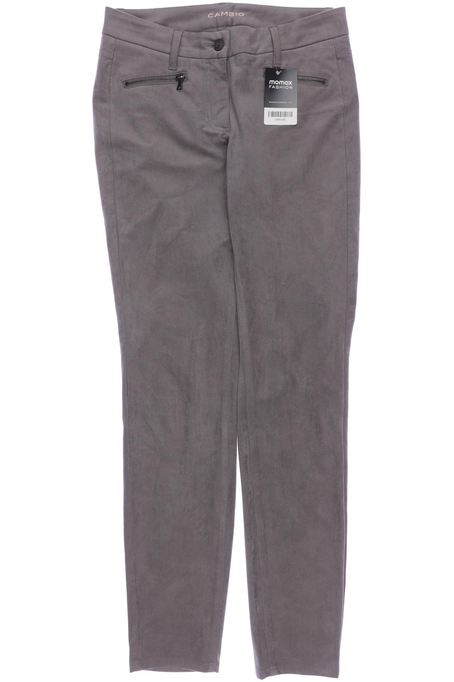 

Cambio Damen Stoffhose, grau, Gr. 34