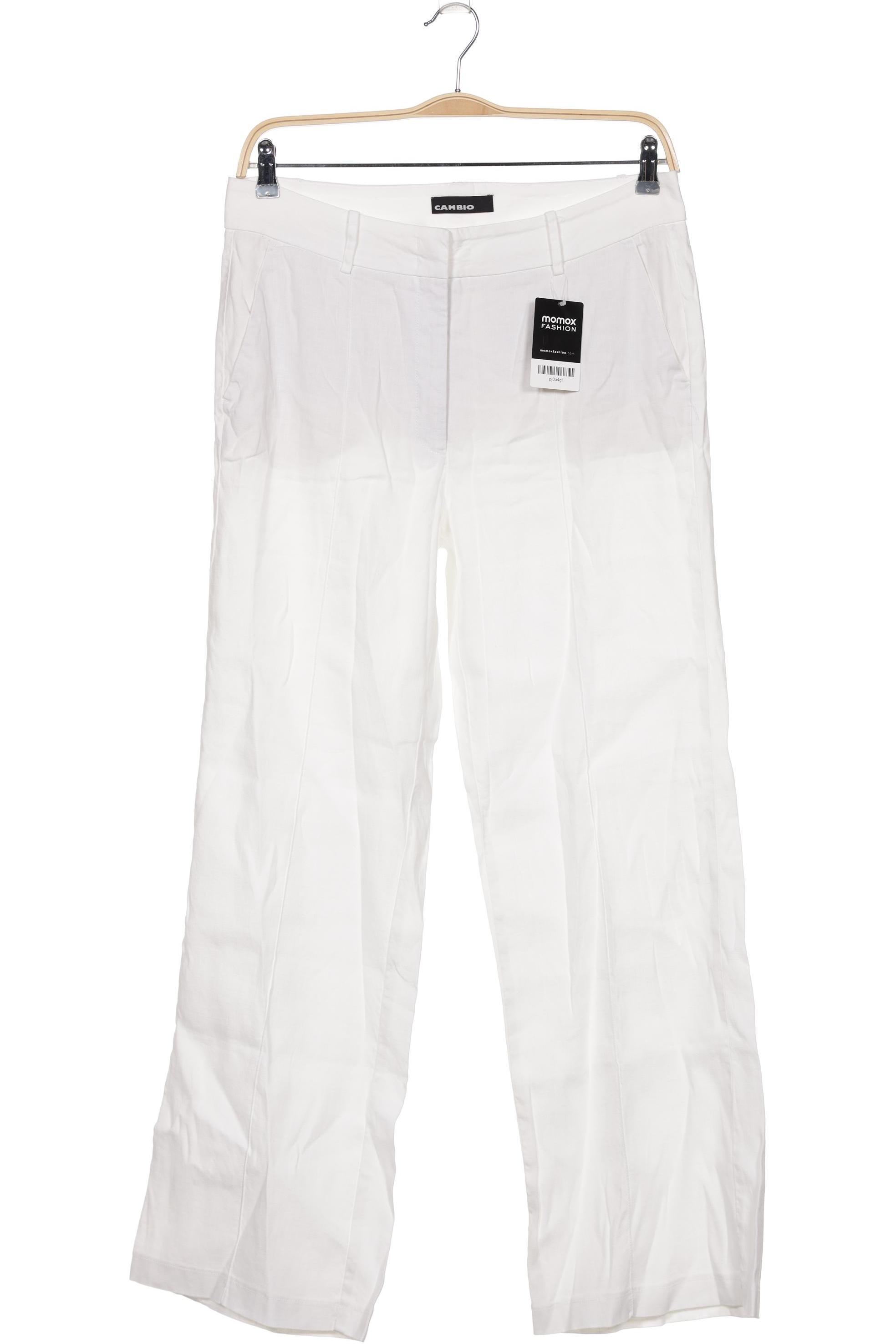 

Cambio Damen Stoffhose, weiß, Gr. 34