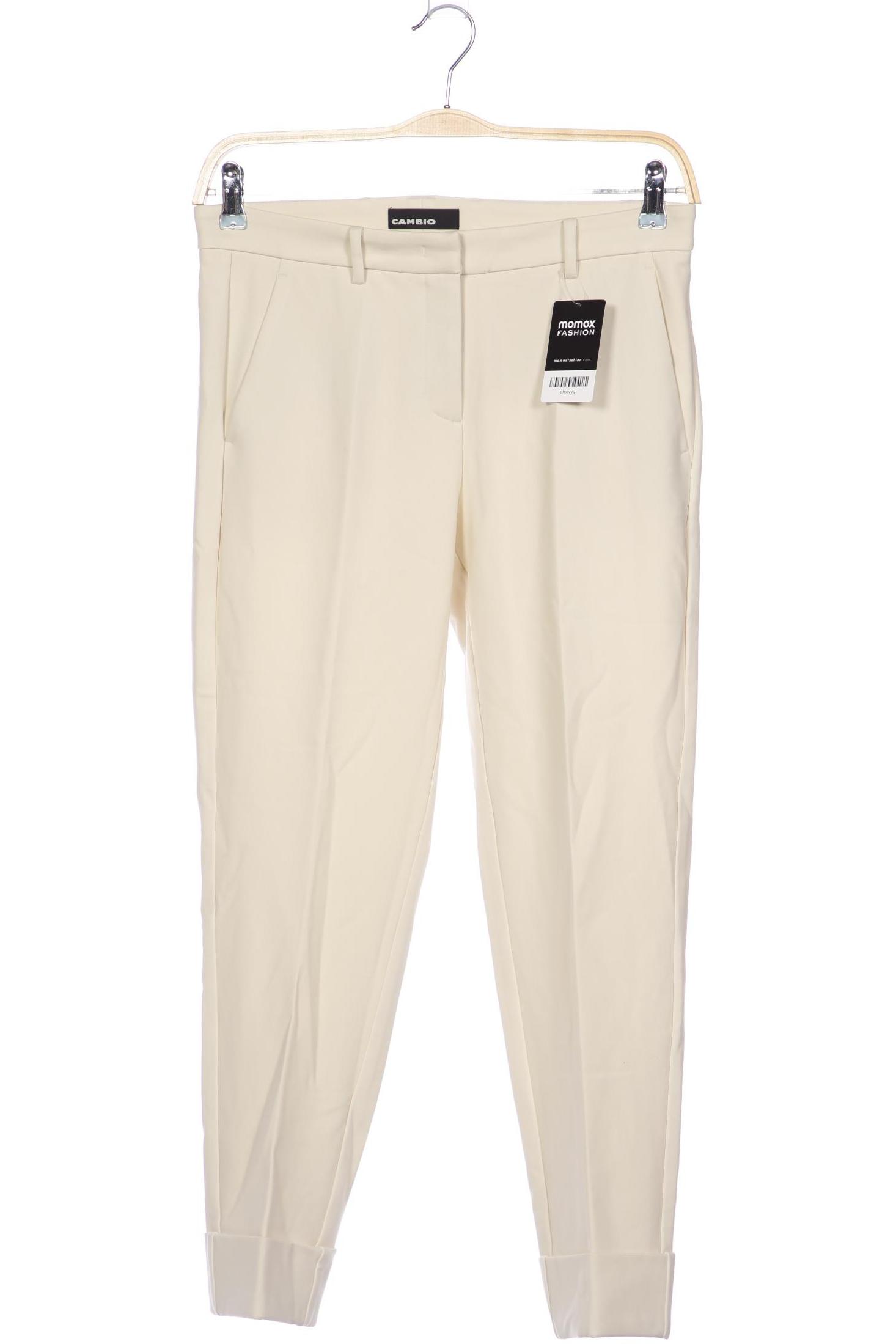 

Cambio Damen Stoffhose, cremeweiß, Gr. 30