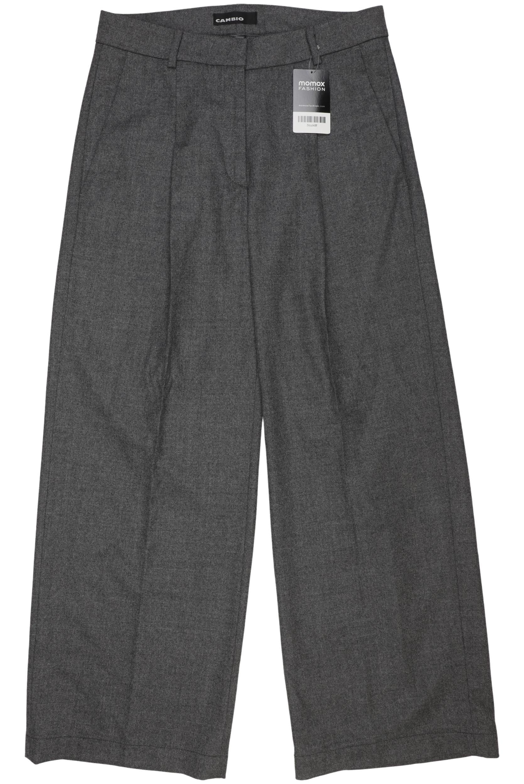 

Cambio Damen Stoffhose, grau, Gr. 34