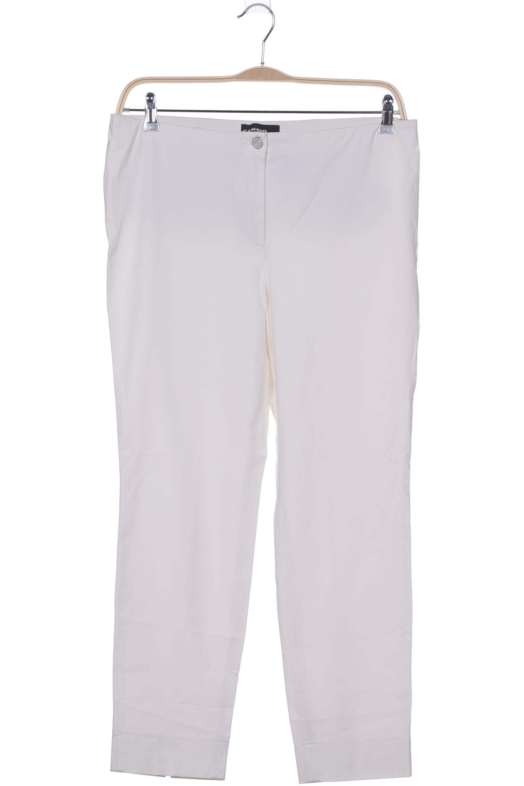 

Cambio Damen Stoffhose, weiß, Gr. 44