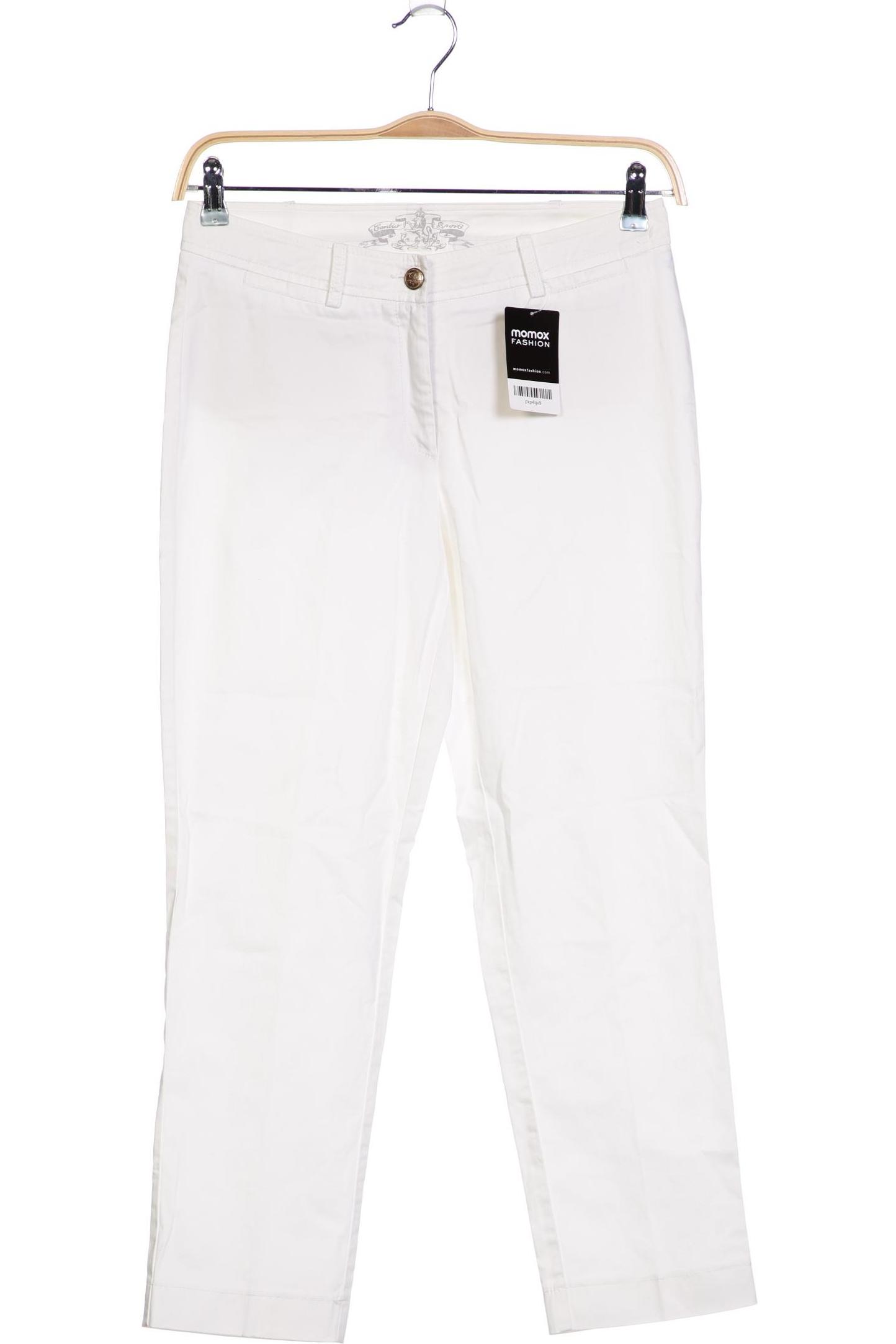 

Cambio Damen Stoffhose, weiß, Gr. 36