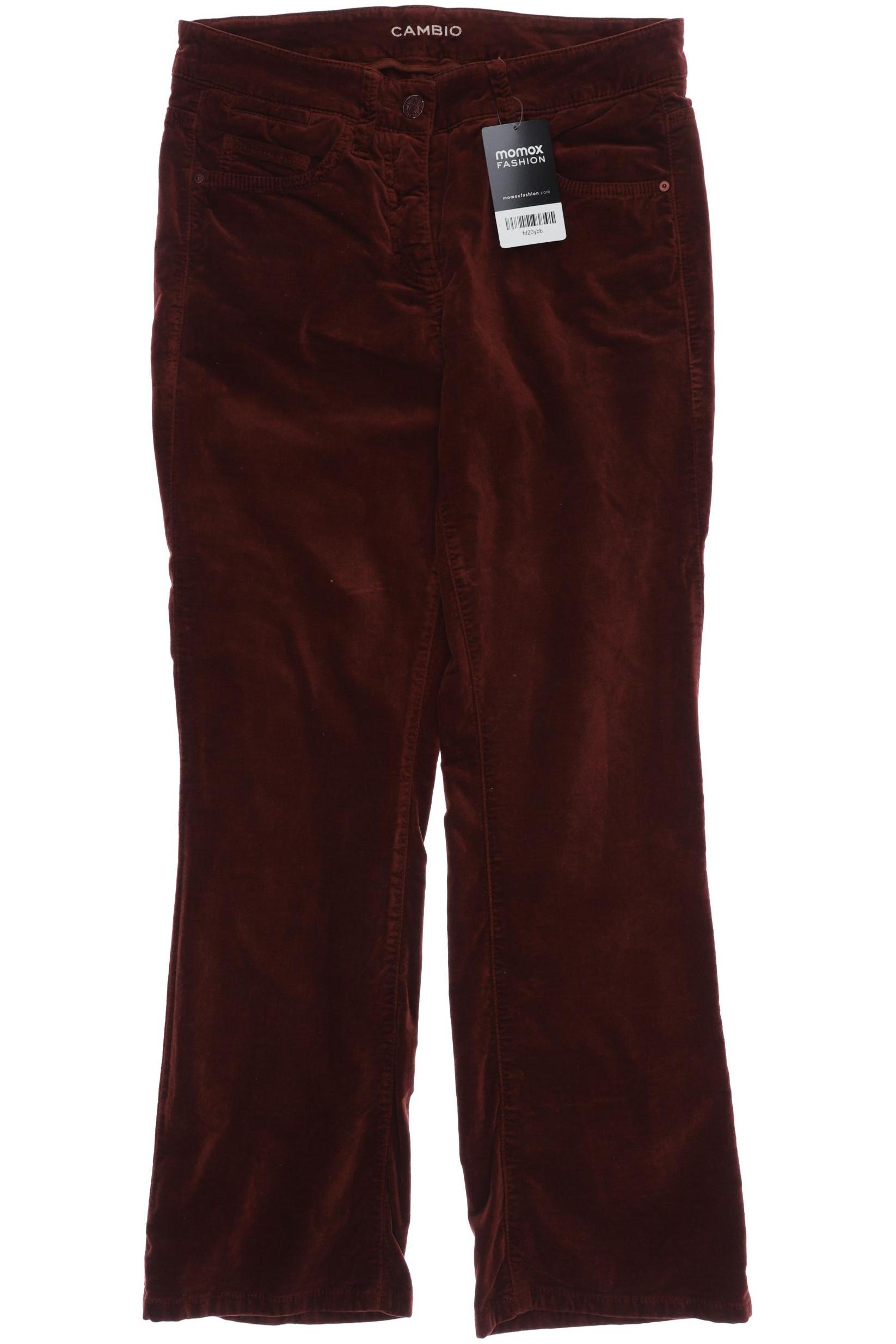 

Cambio Damen Stoffhose, bordeaux, Gr. 38