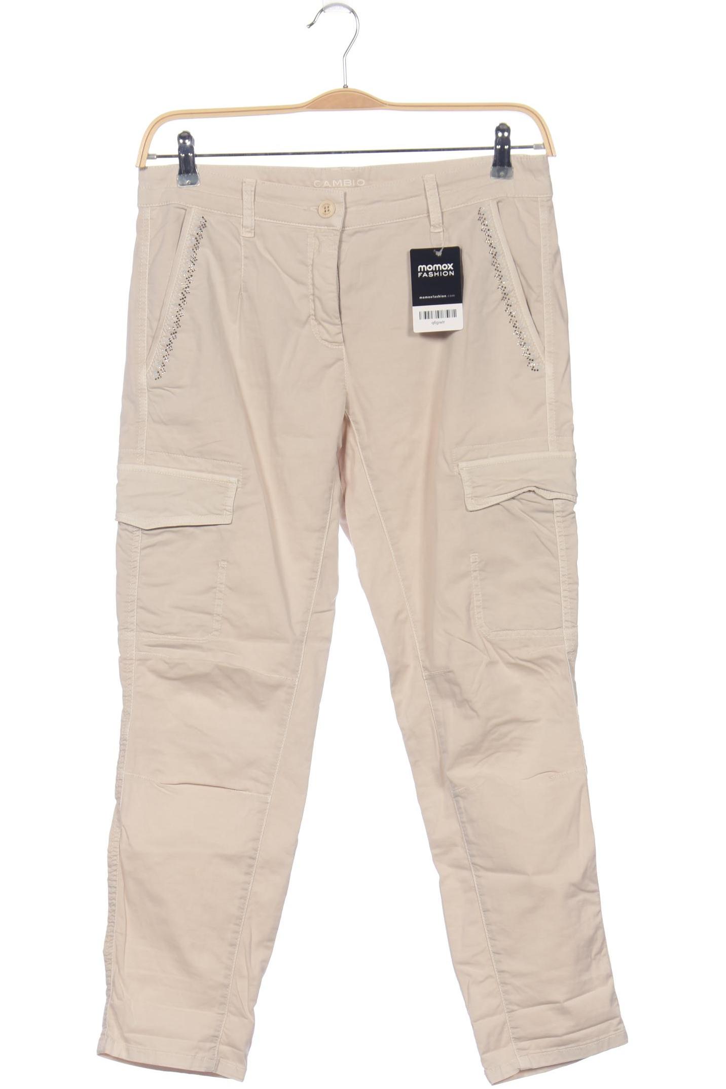 

Cambio Damen Stoffhose, cremeweiß, Gr. 32