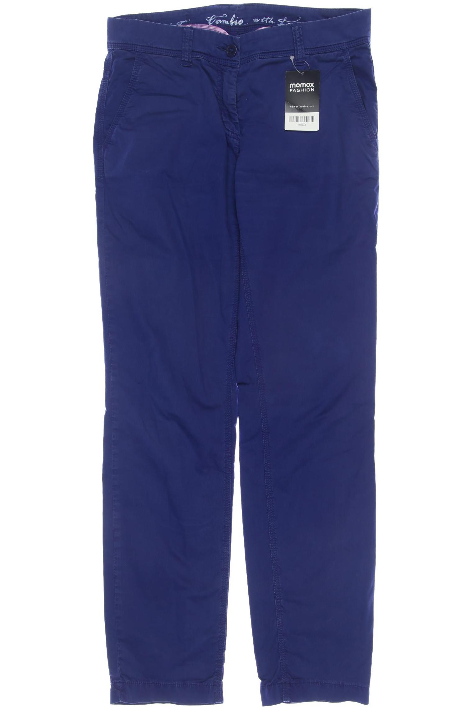 

Cambio Damen Stoffhose, blau, Gr. 36