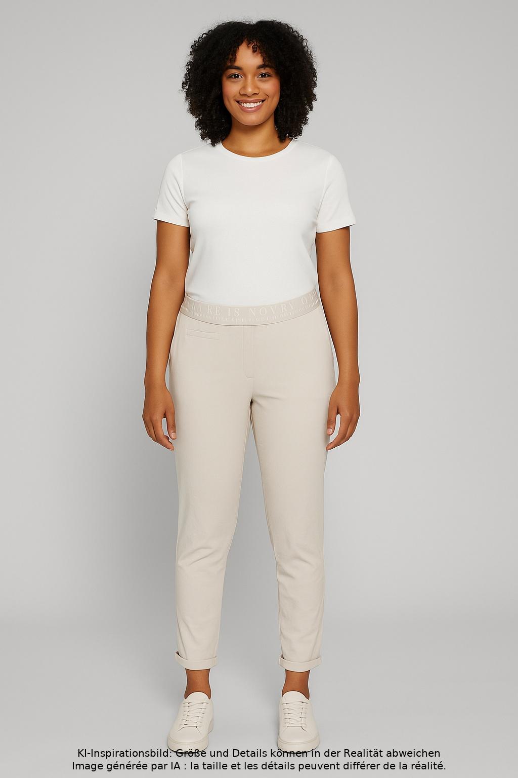 

Cambio Damen Stoffhose, beige, Gr. 42