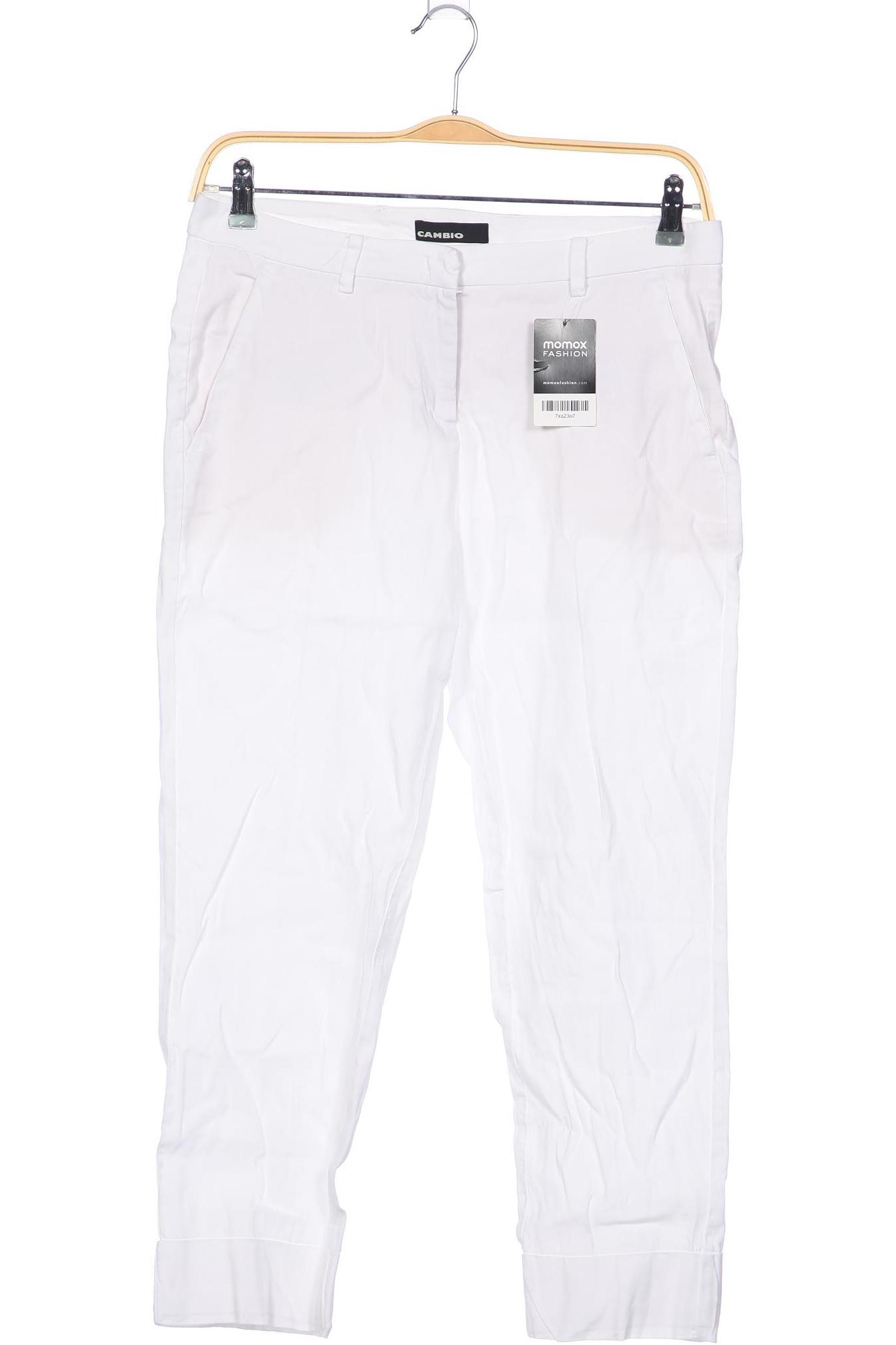 

Cambio Damen Stoffhose, weiß, Gr. 31