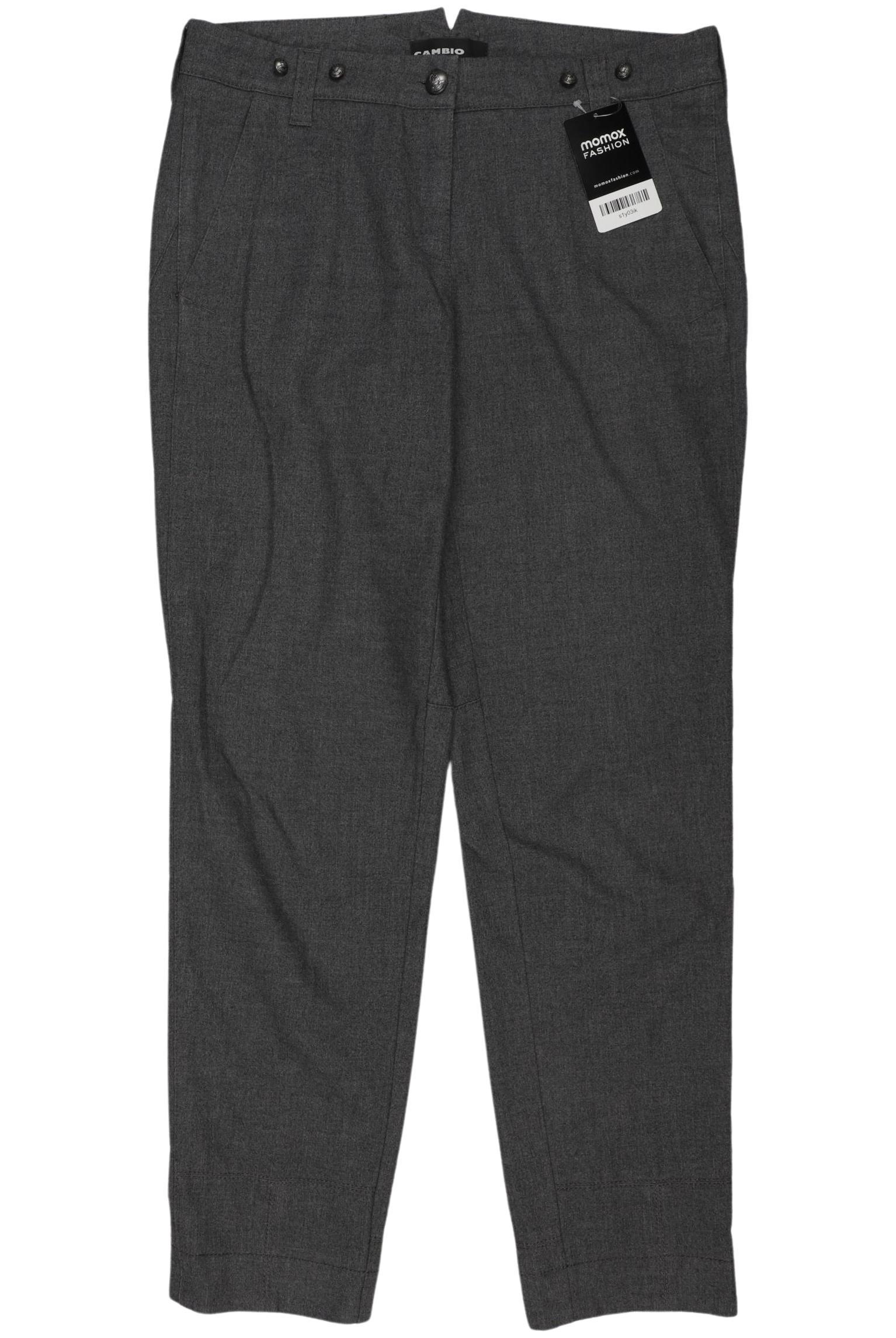 

Cambio Damen Stoffhose, grau, Gr. 36