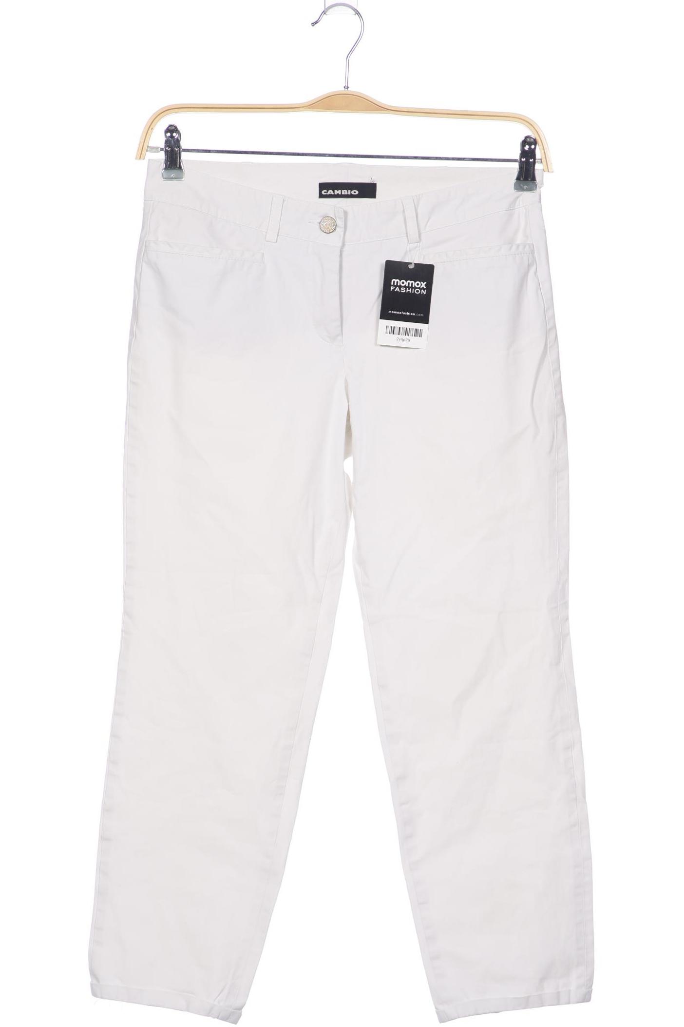

Cambio Damen Stoffhose, weiß, Gr. 30