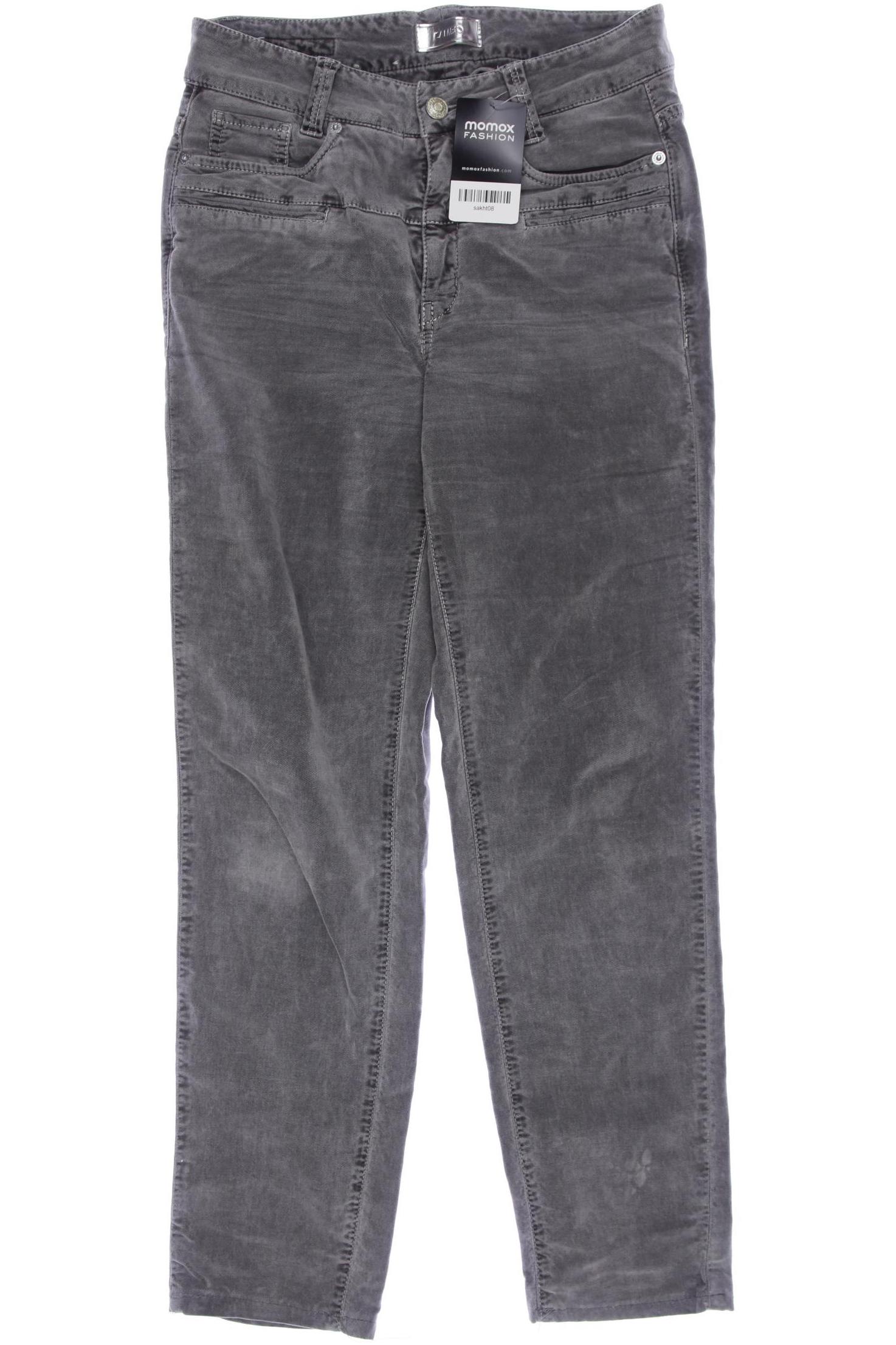 

Cambio Damen Stoffhose, grau, Gr. 34