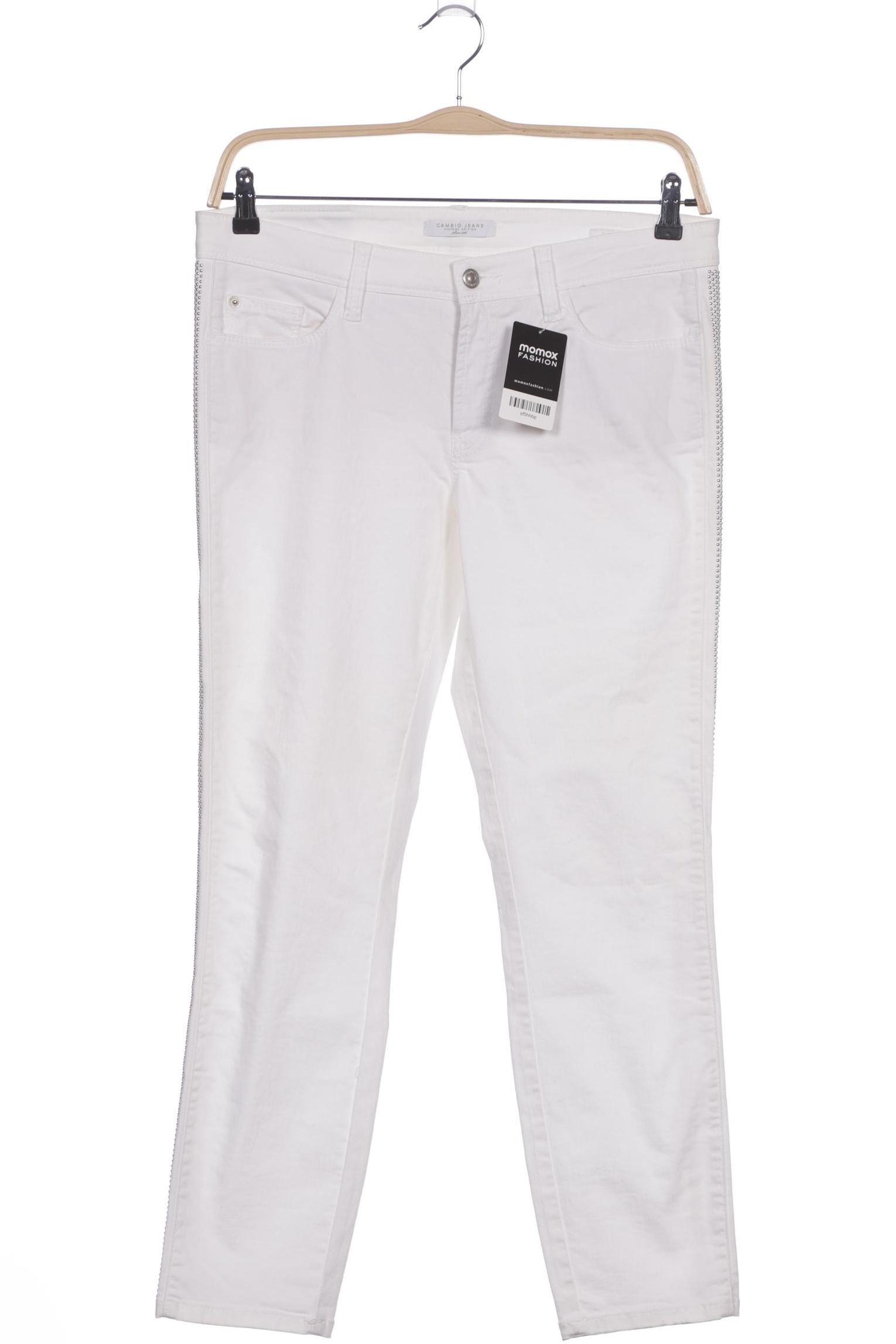 

Cambio Damen Stoffhose, weiß, Gr. 42