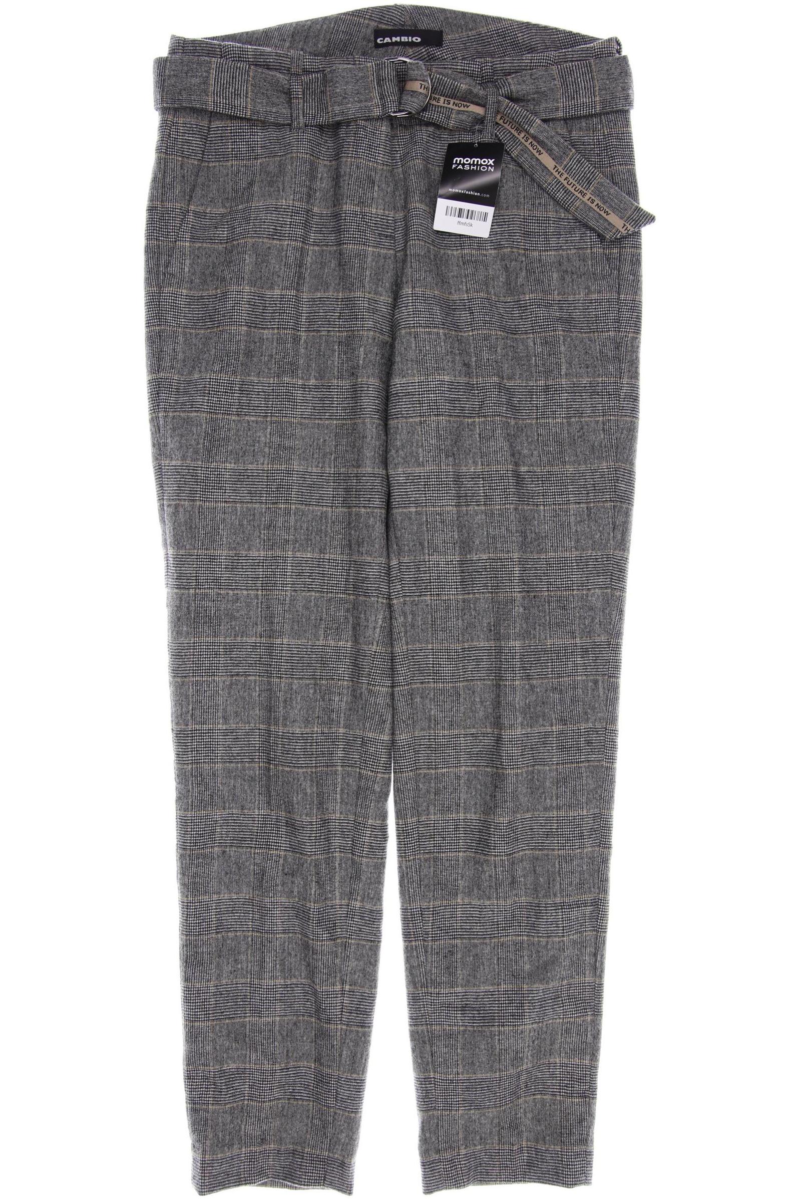 

Cambio Damen Stoffhose, grau, Gr. 30