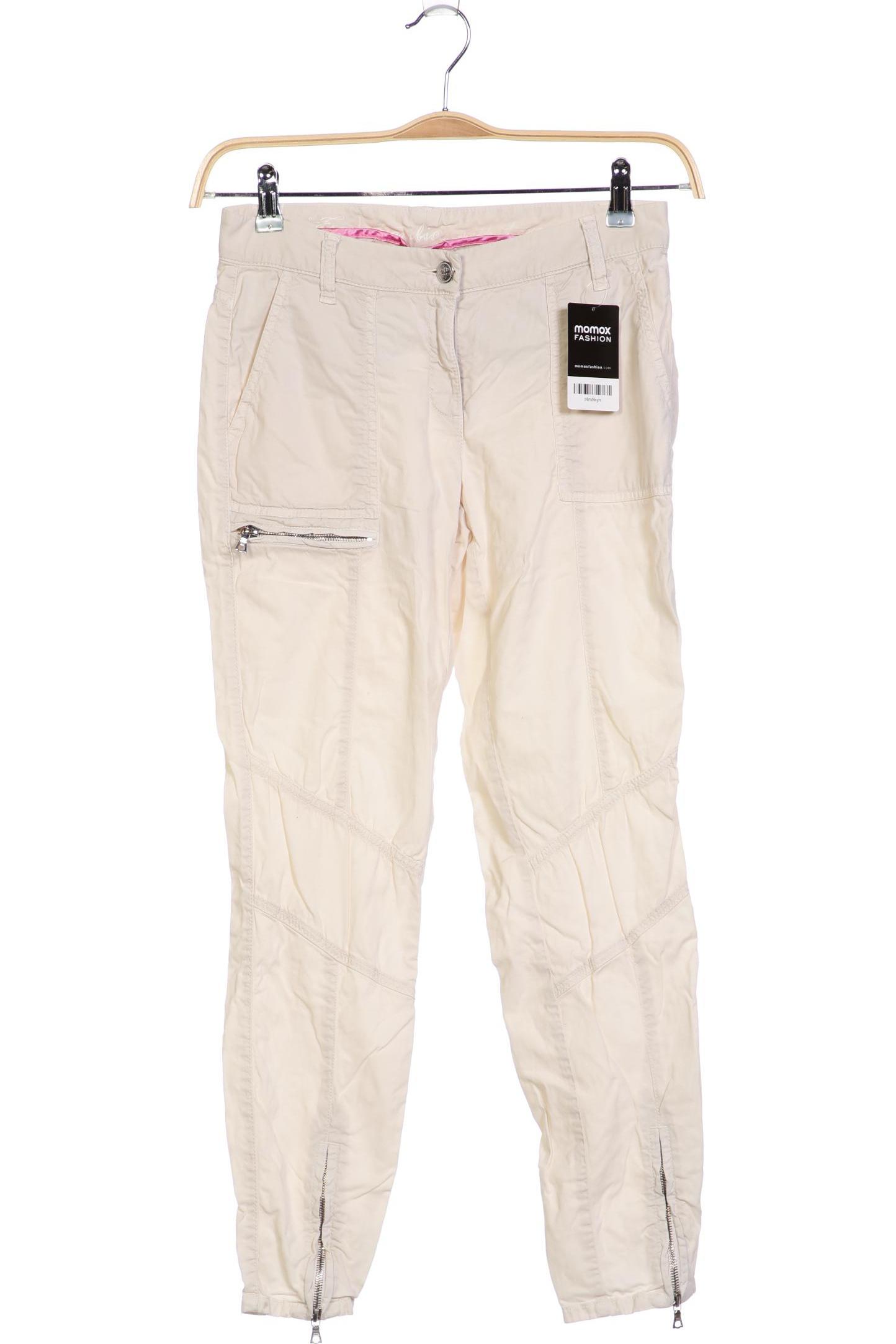 

Cambio Damen Stoffhose, cremeweiß, Gr. 34