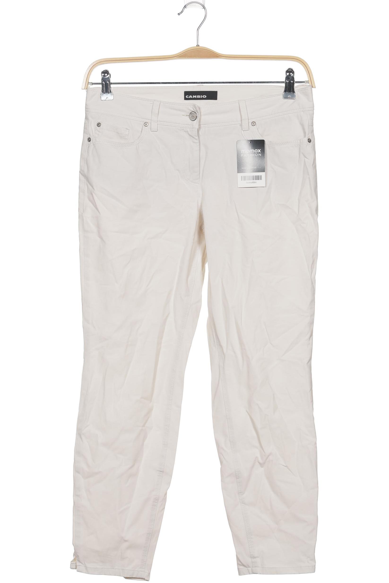 

Cambio Damen Stoffhose, weiß, Gr. 38
