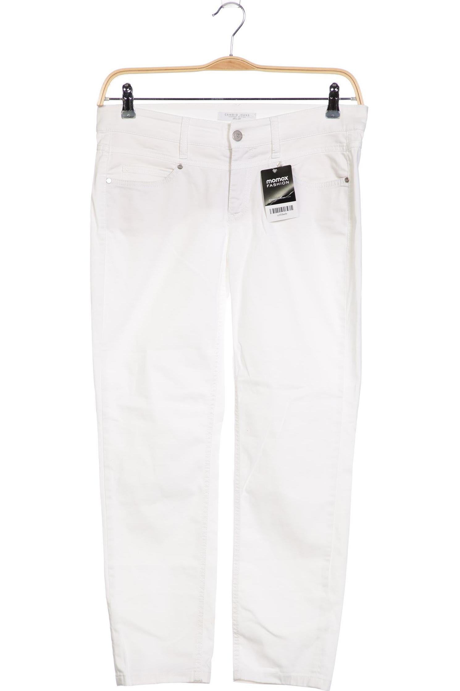 

Cambio Damen Stoffhose, weiß, Gr. 42
