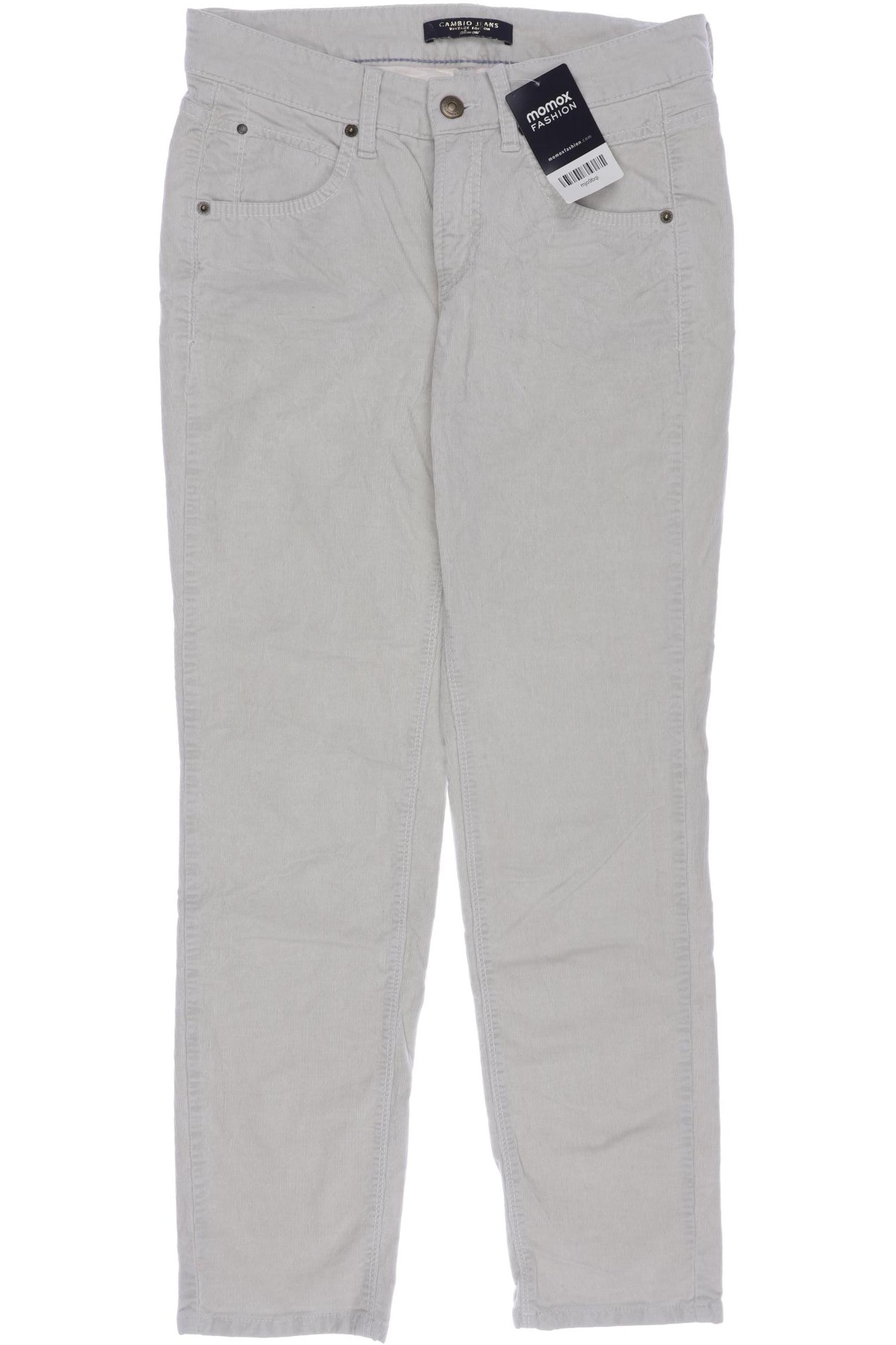 

Cambio Damen Stoffhose, weiß, Gr. 28