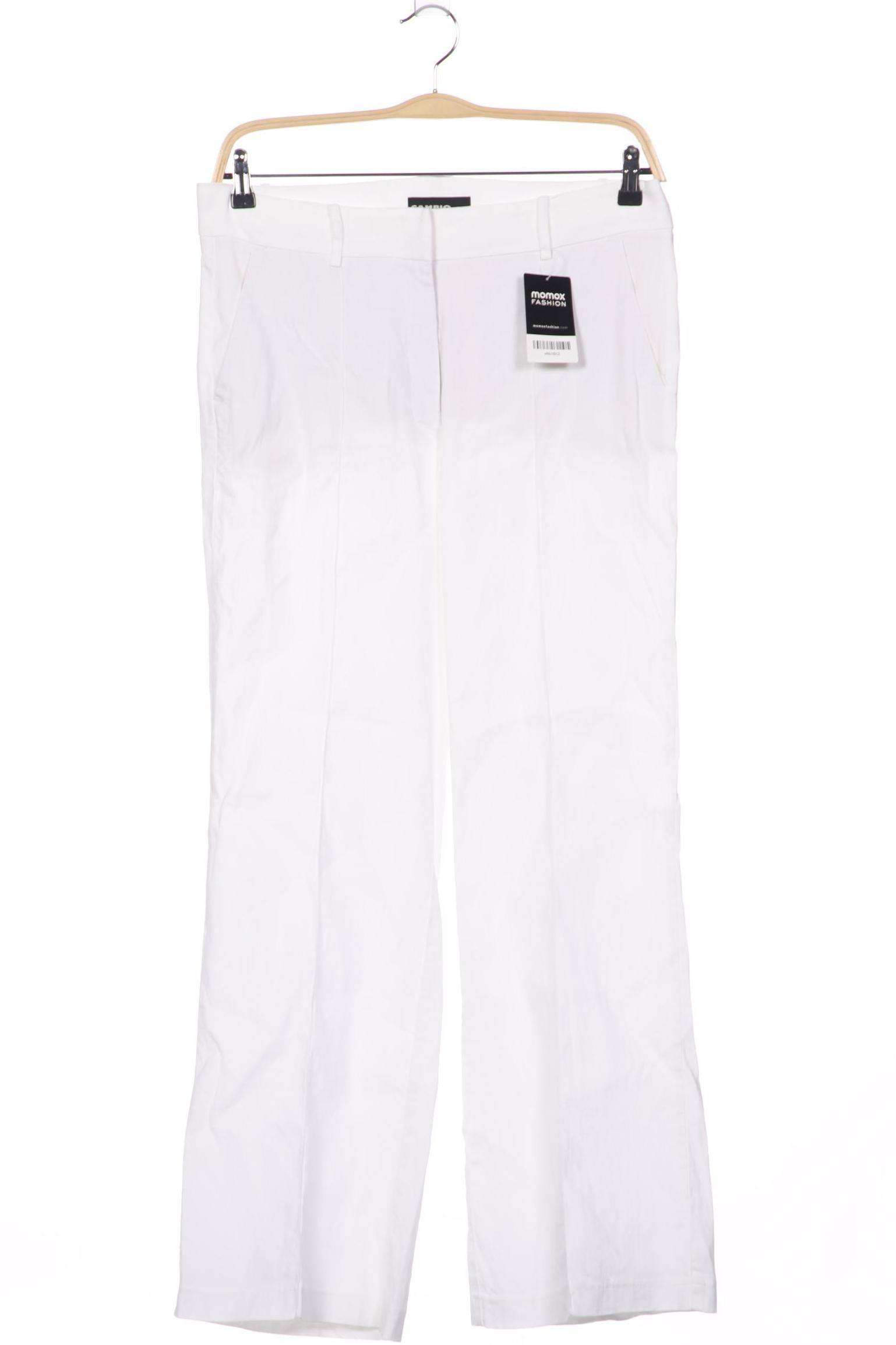 

Cambio Damen Stoffhose, weiß, Gr. 40