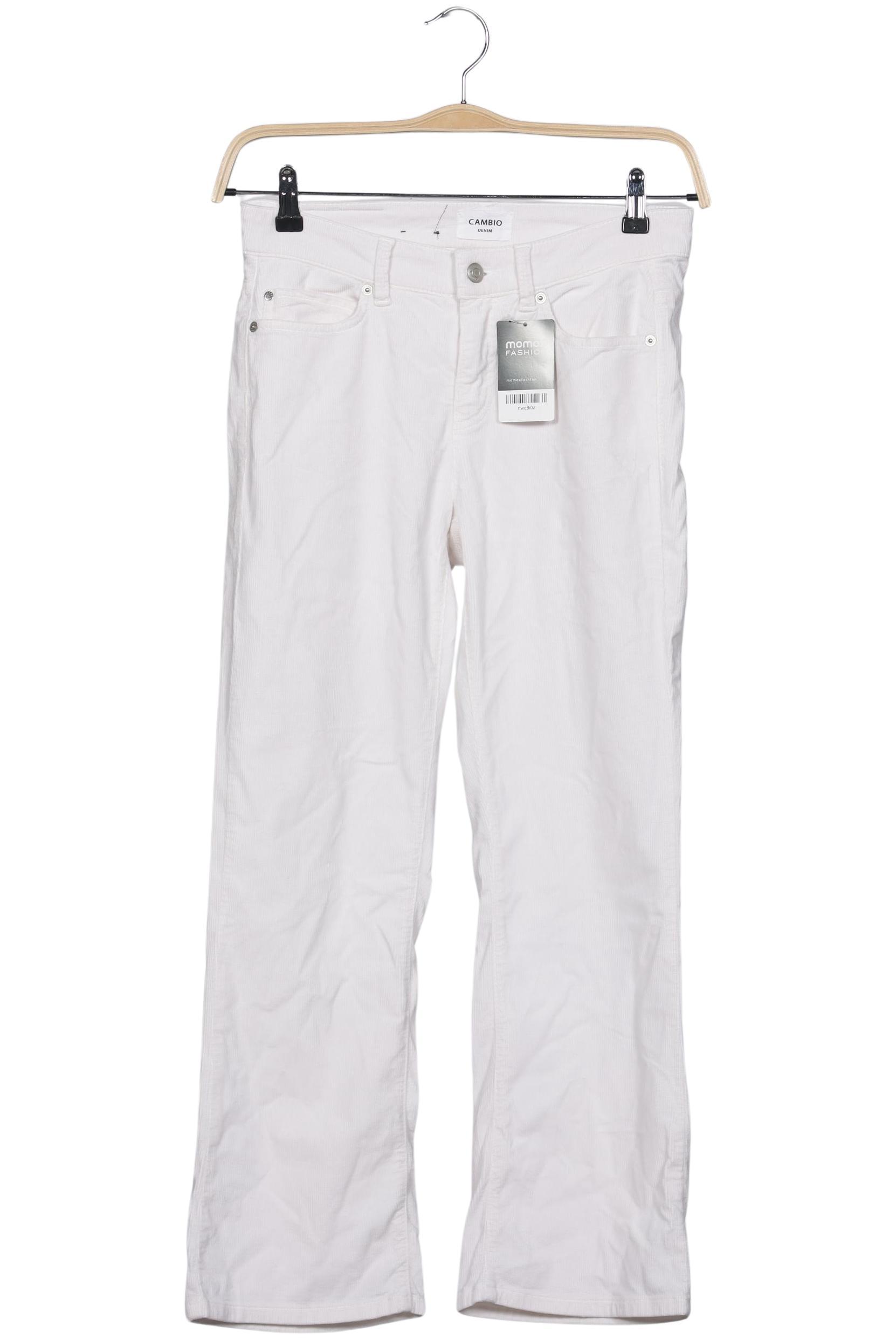 

Cambio Damen Stoffhose, weiß, Gr. 38