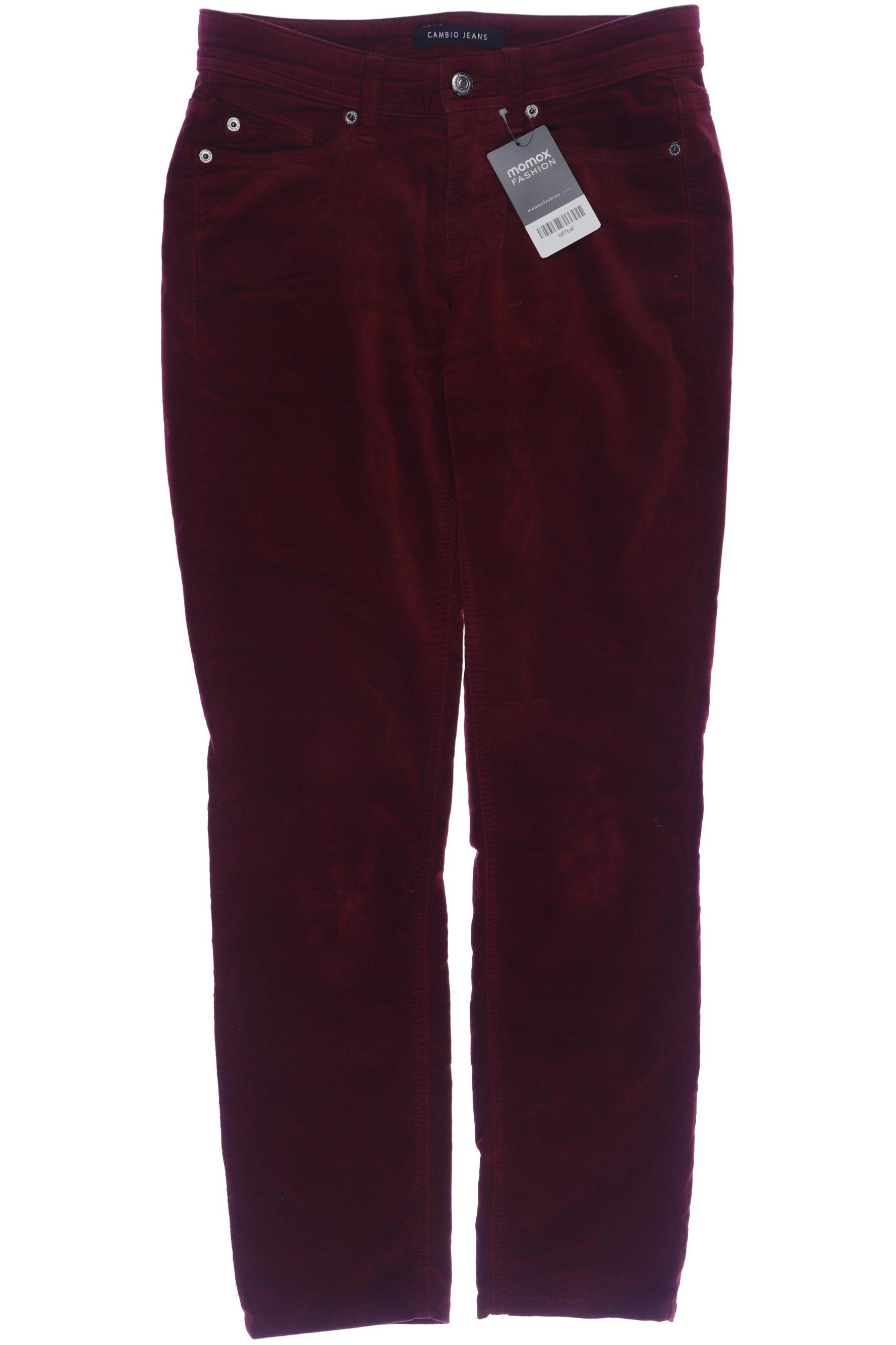 

Cambio Damen Stoffhose, bordeaux, Gr. 29