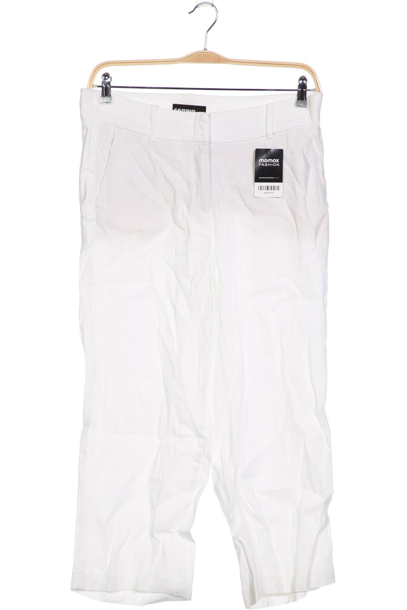 

Cambio Damen Stoffhose, weiß, Gr. 38