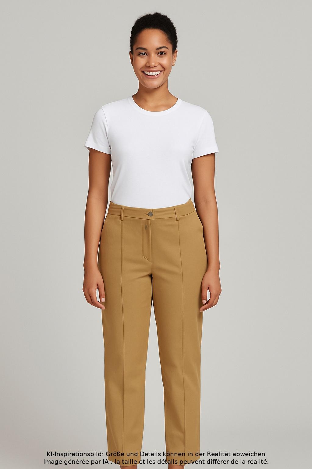 

Cambio Damen Stoffhose, beige, Gr. 31