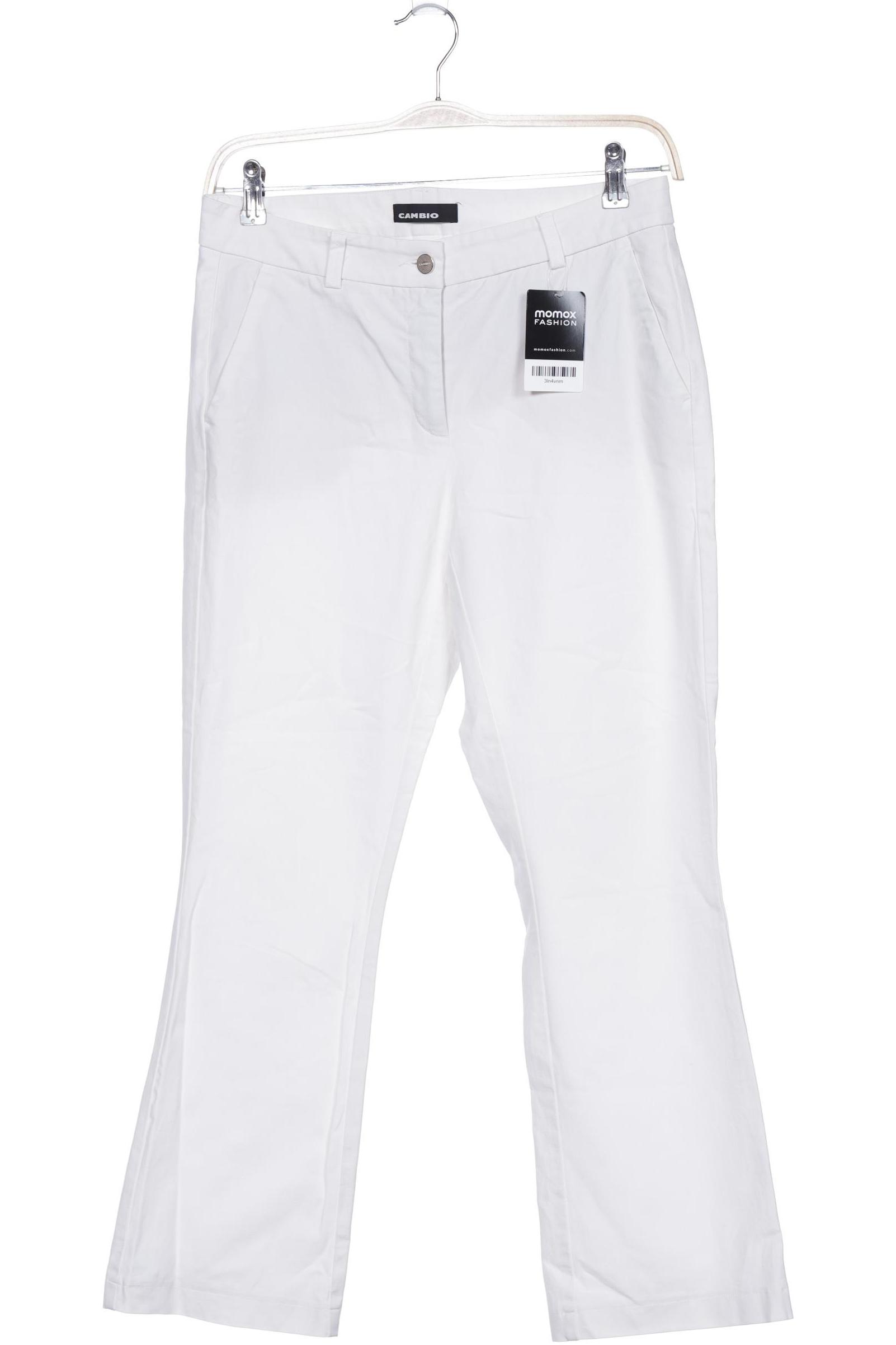 

Cambio Damen Stoffhose, weiß, Gr. 40