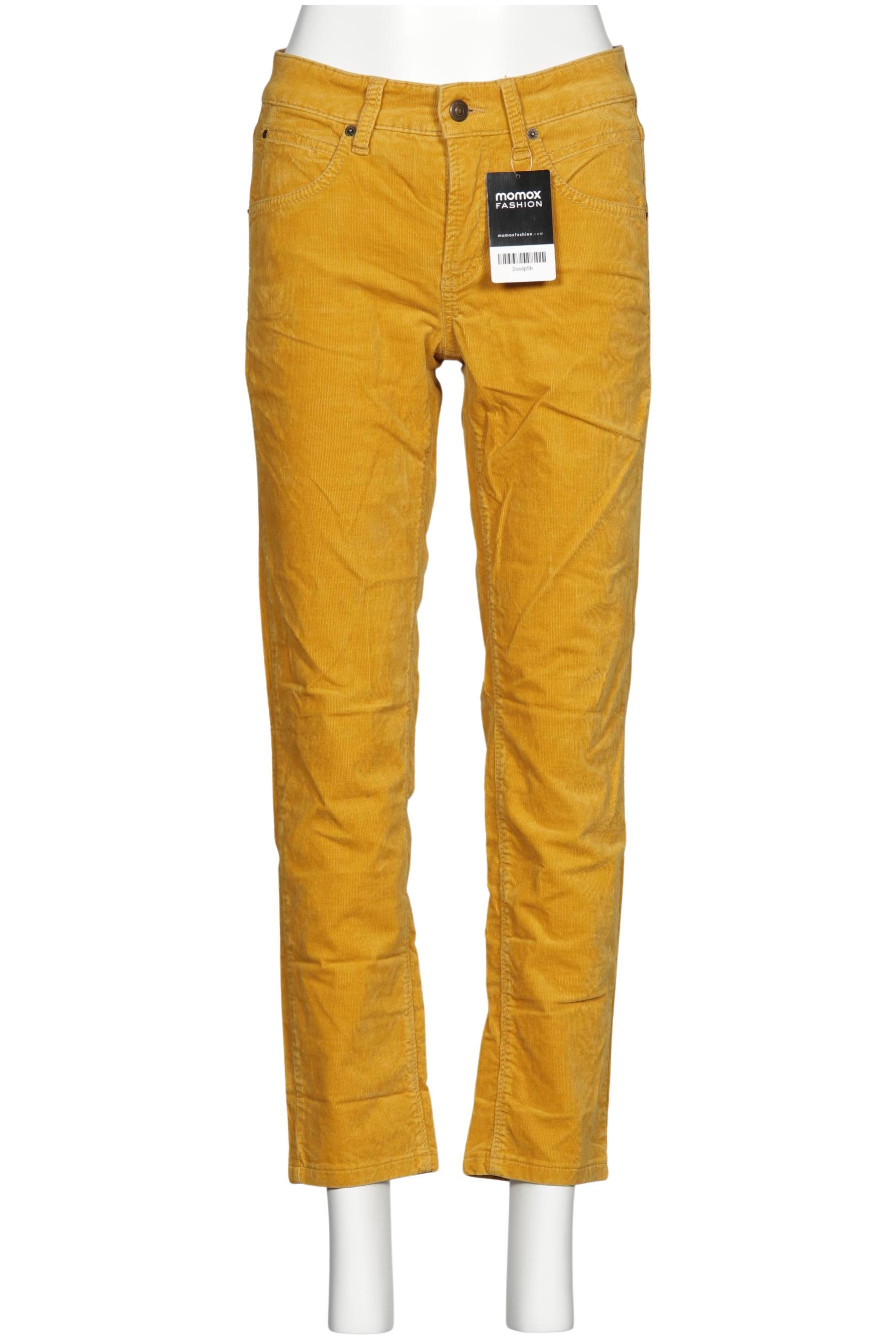 

Cambio Damen Stoffhose, gelb, Gr. 34