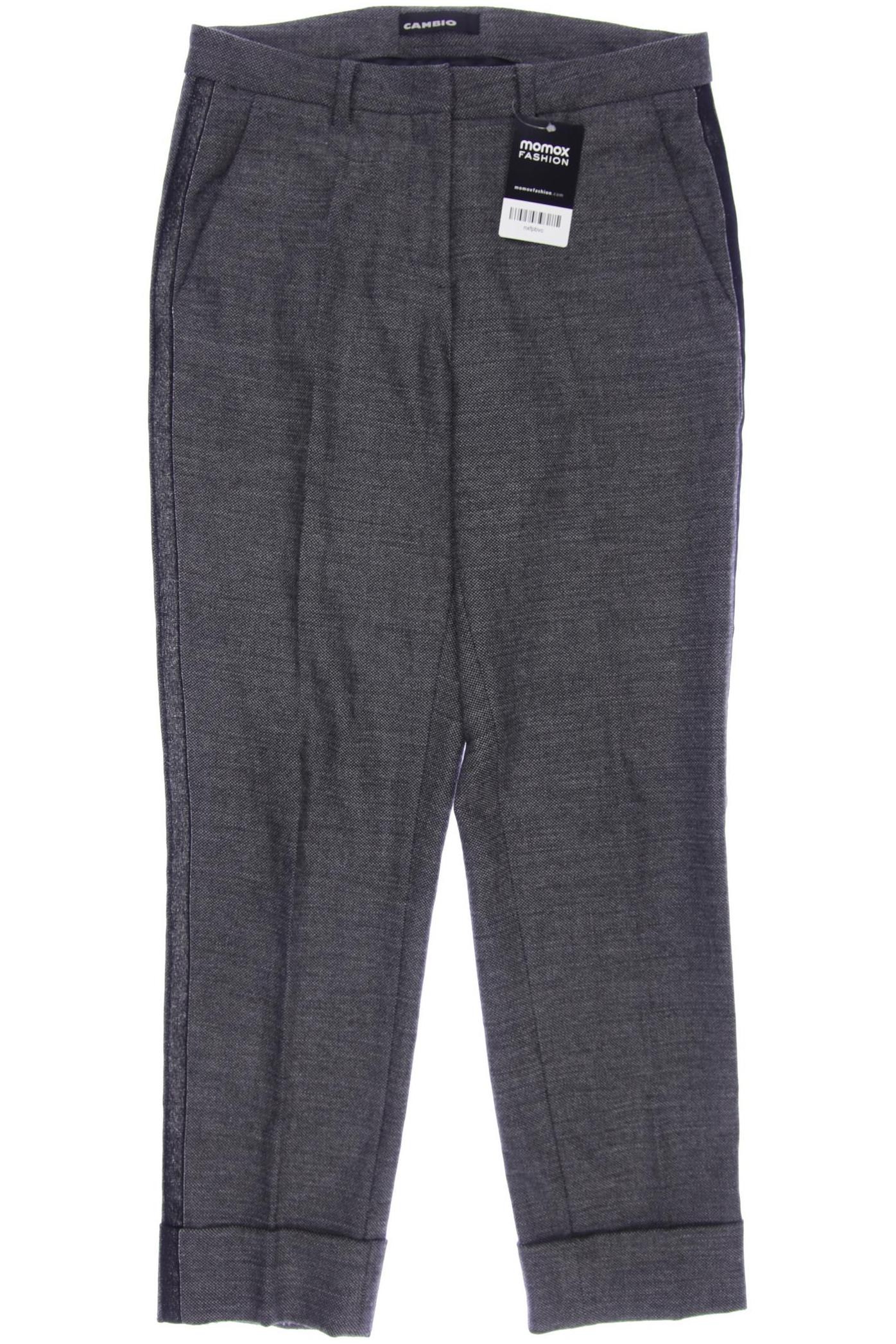 

Cambio Damen Stoffhose, grau, Gr. 34