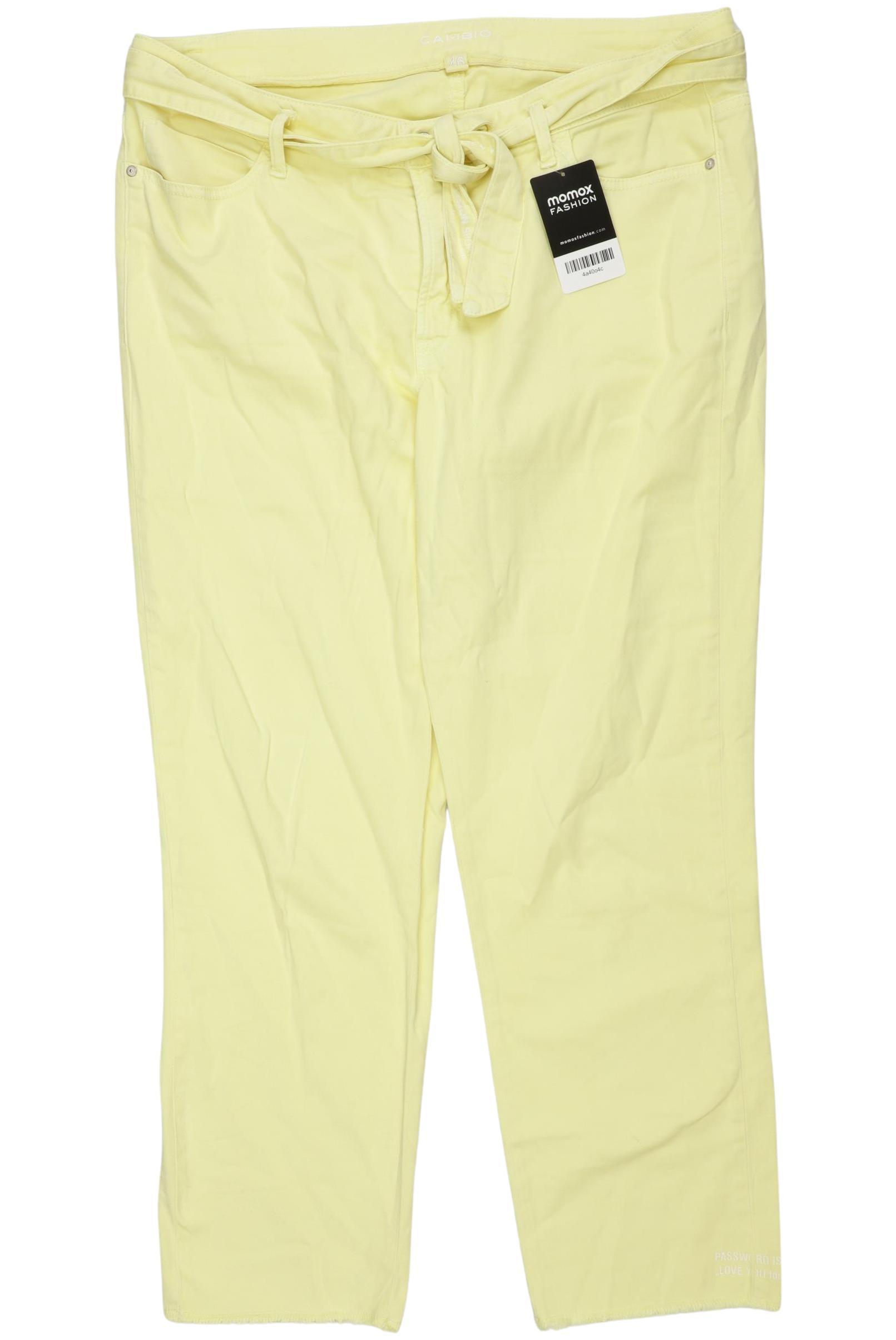 

Cambio Damen Stoffhose, gelb, Gr. 46