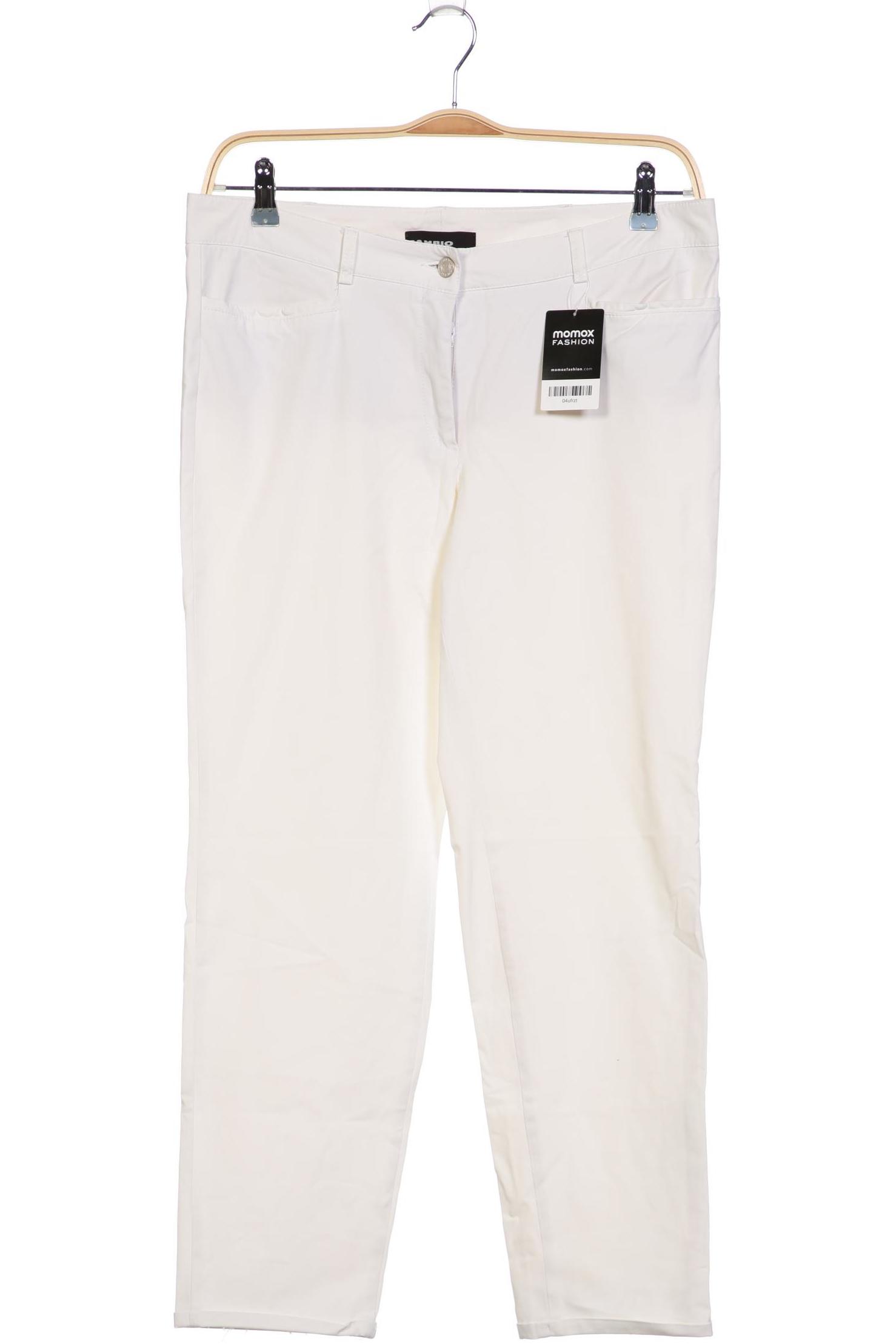 

Cambio Damen Stoffhose, weiß, Gr. 33