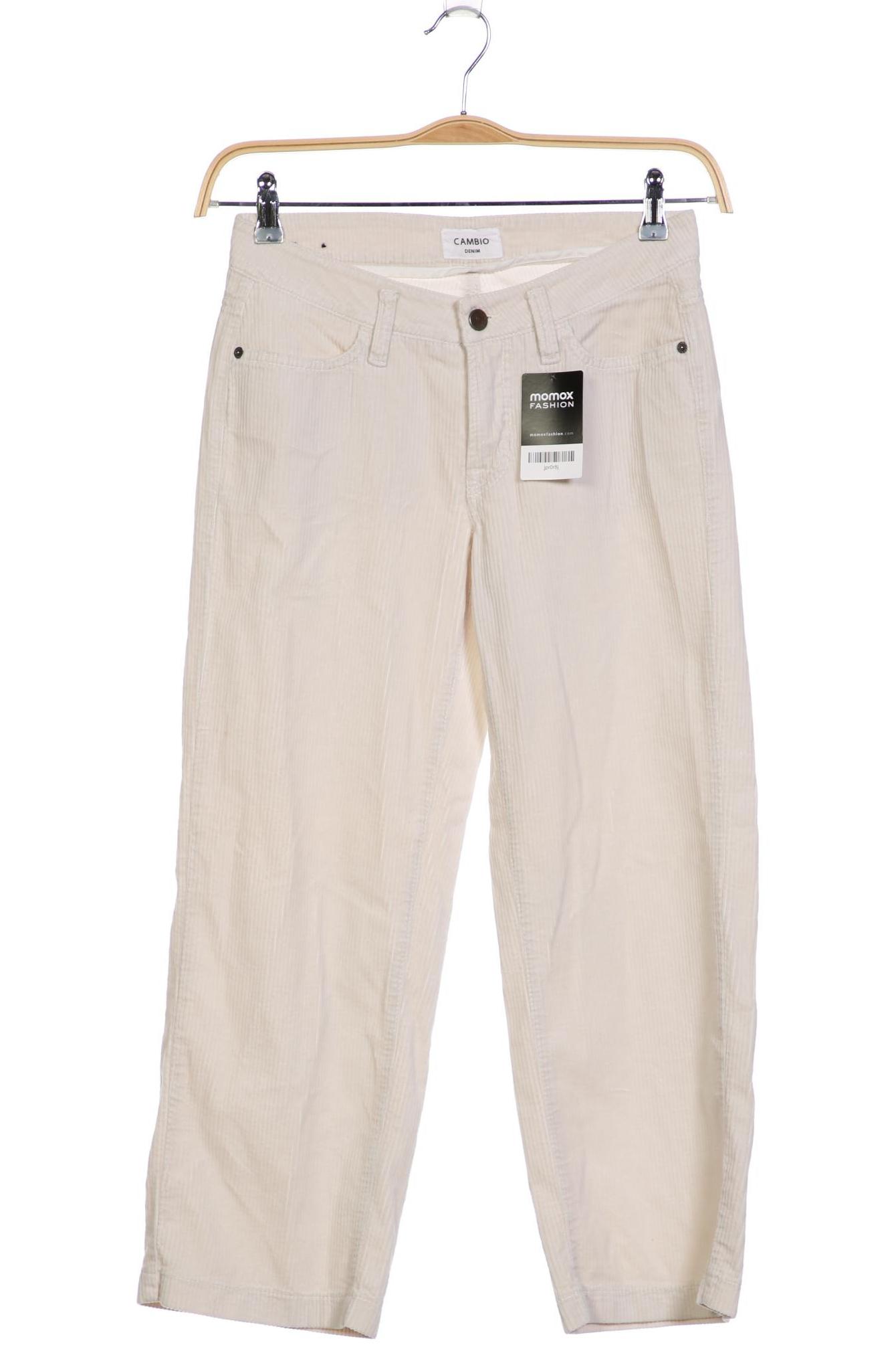 

Cambio Damen Stoffhose, weiß, Gr. 34
