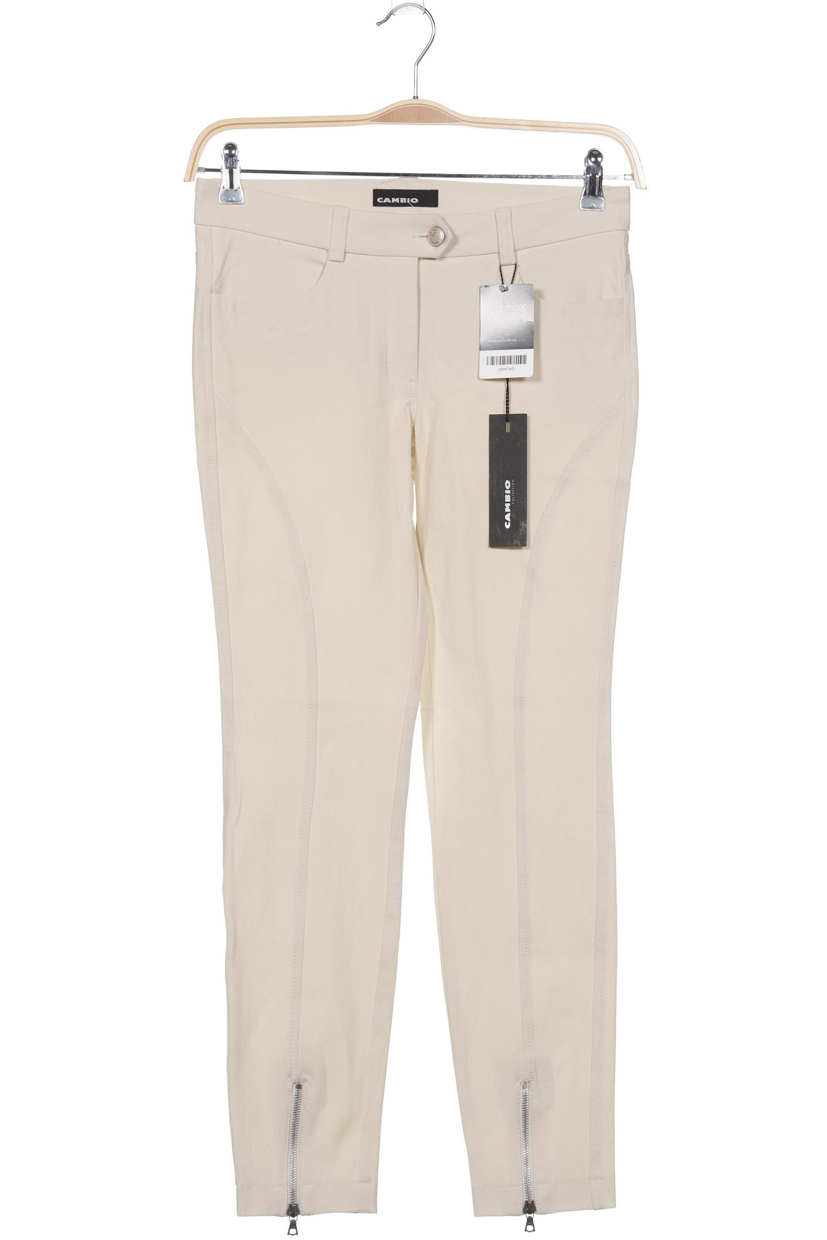 

Cambio Damen Stoffhose, cremeweiß, Gr. 36