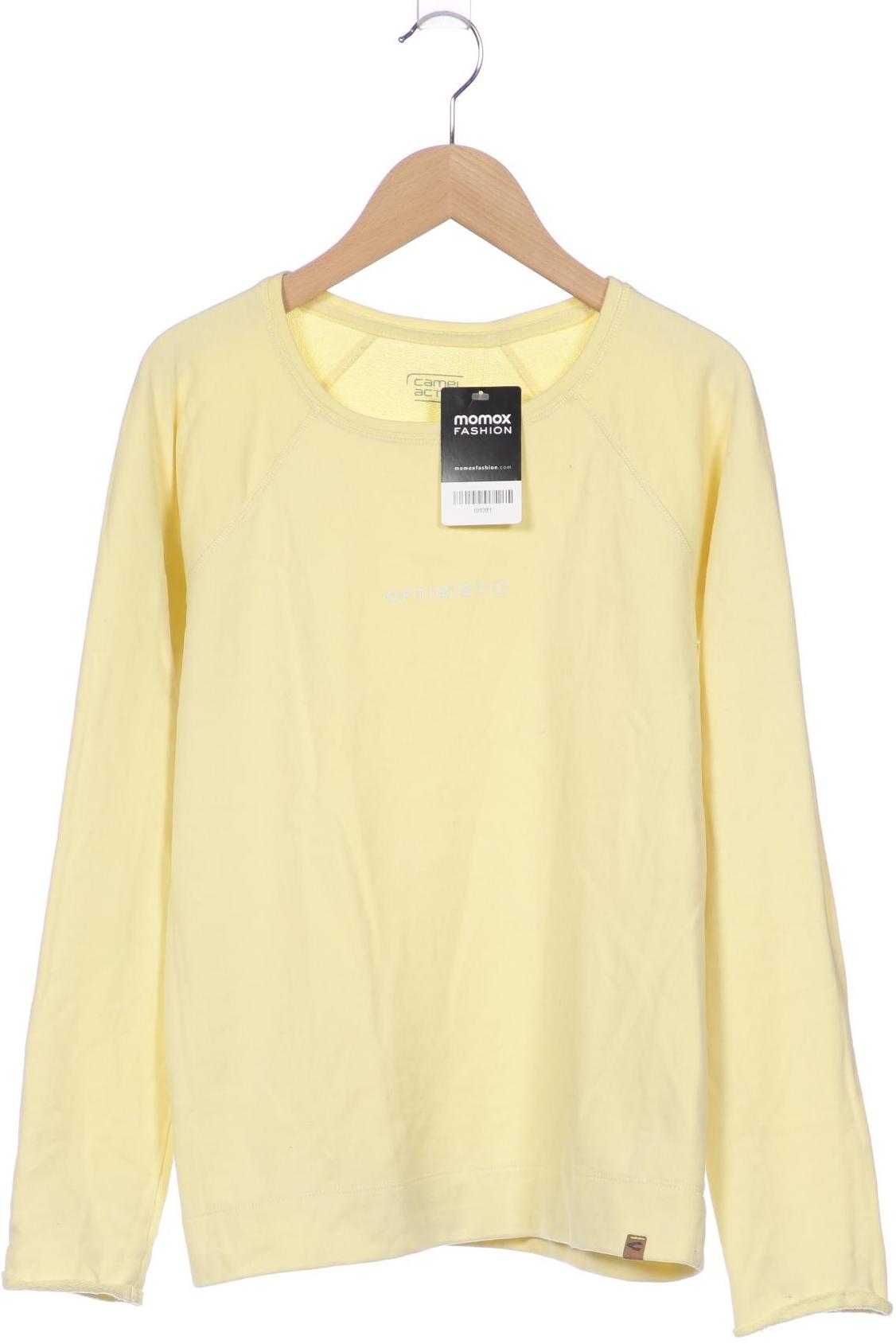 

camel active Damen Sweatshirt, gelb, Gr. 36