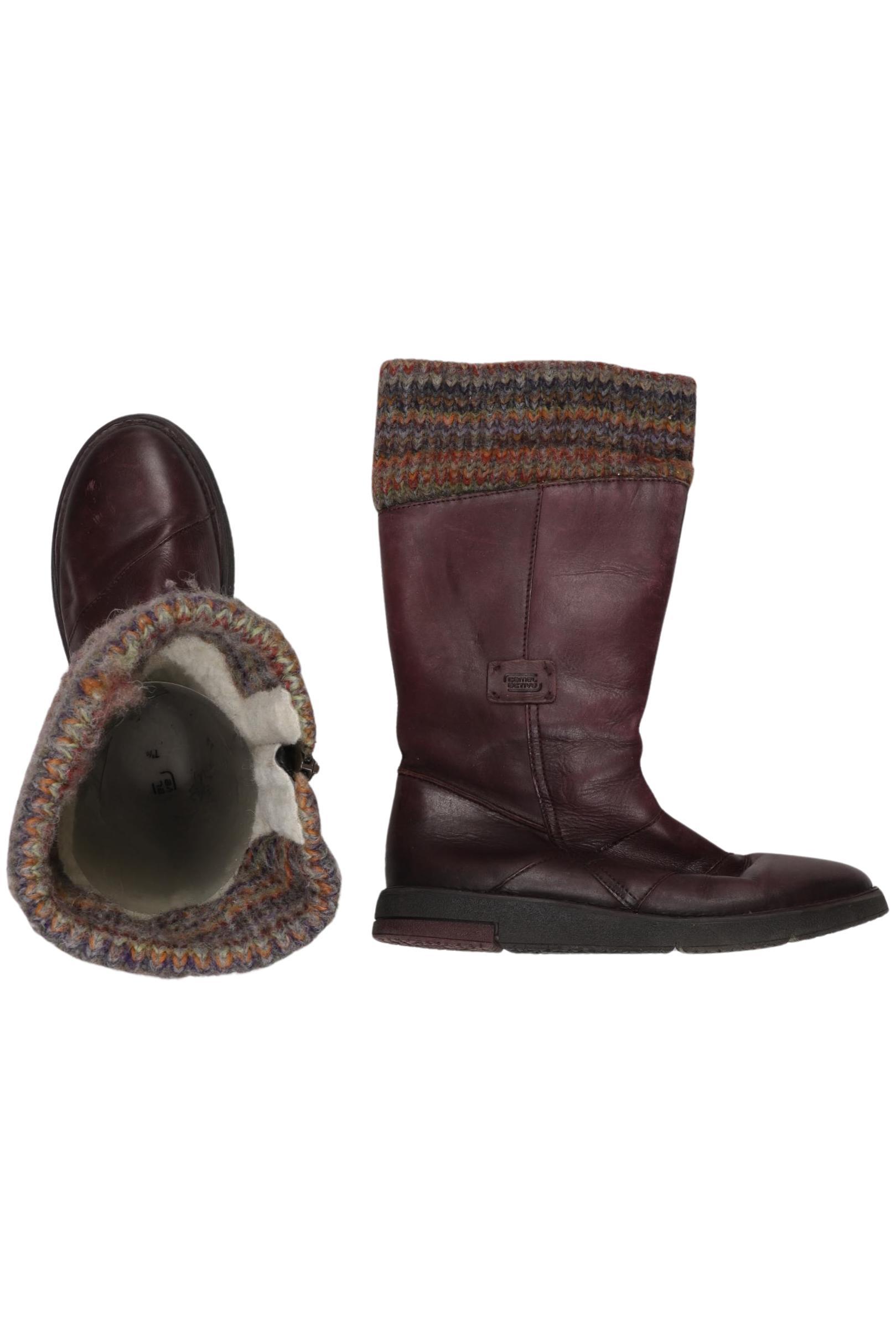 

camel active Damen Stiefel, bordeaux, Gr. 7.5