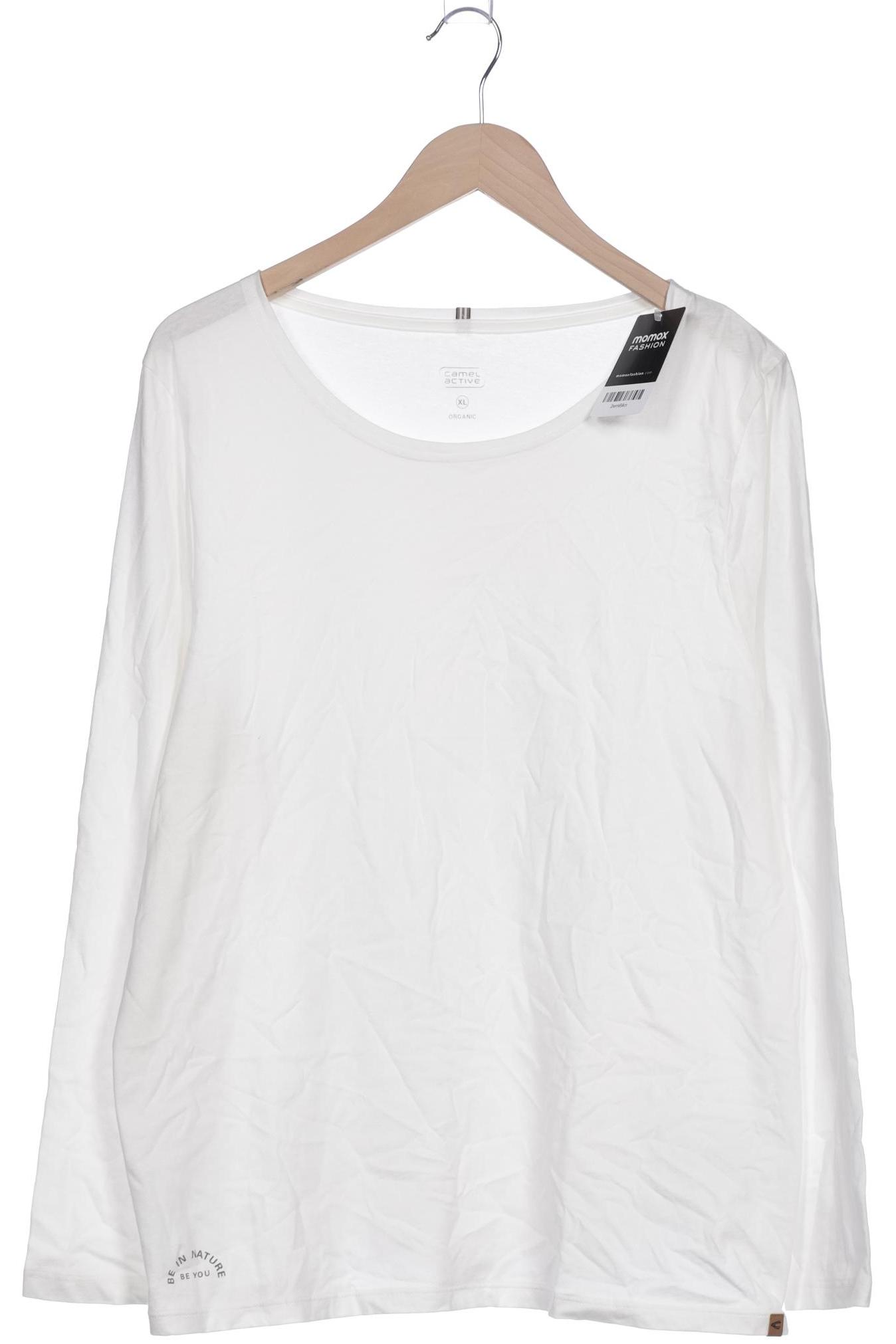 

camel active Damen Langarmshirt, weiß, Gr. 44
