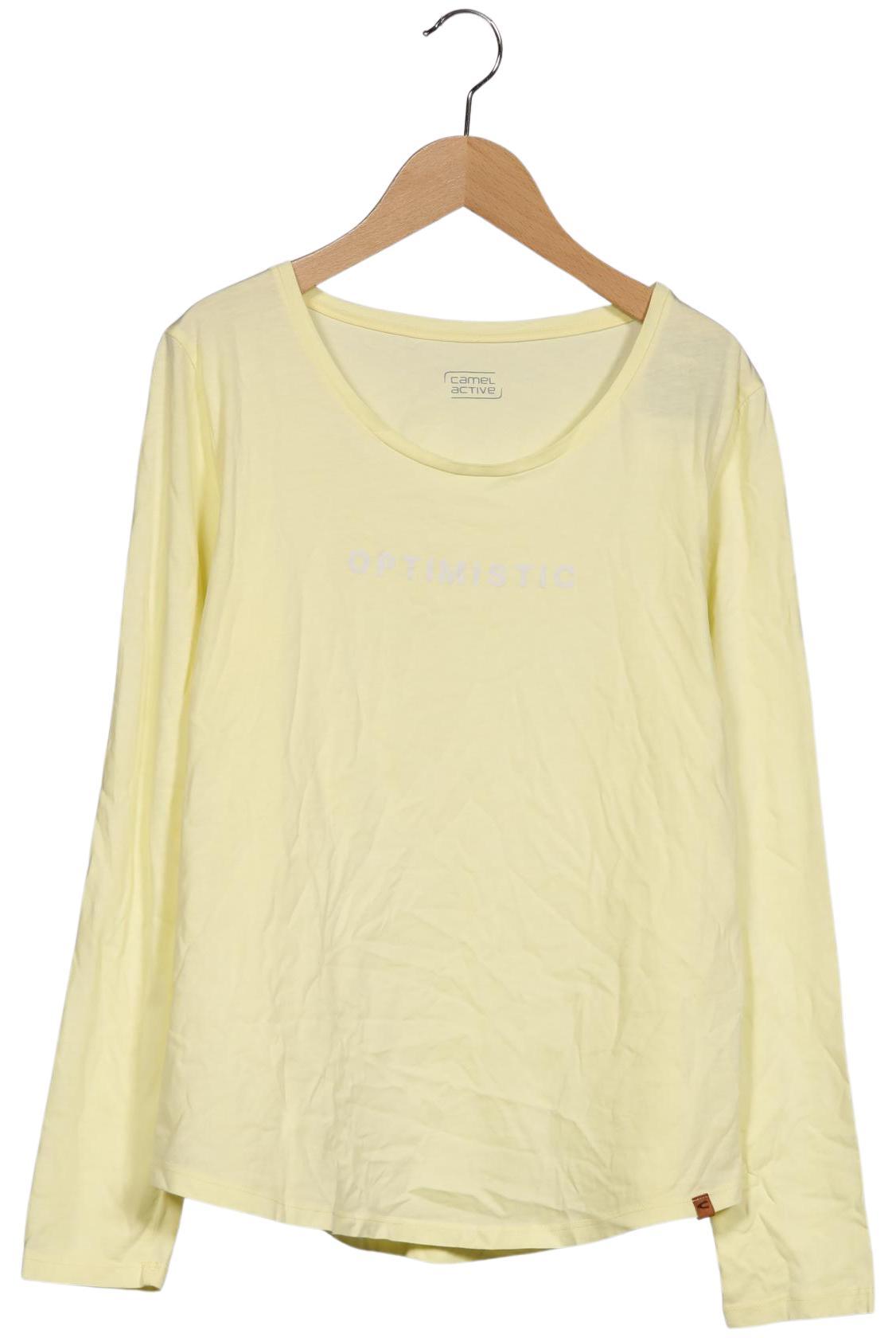 

camel active Damen Langarmshirt, gelb, Gr. 38