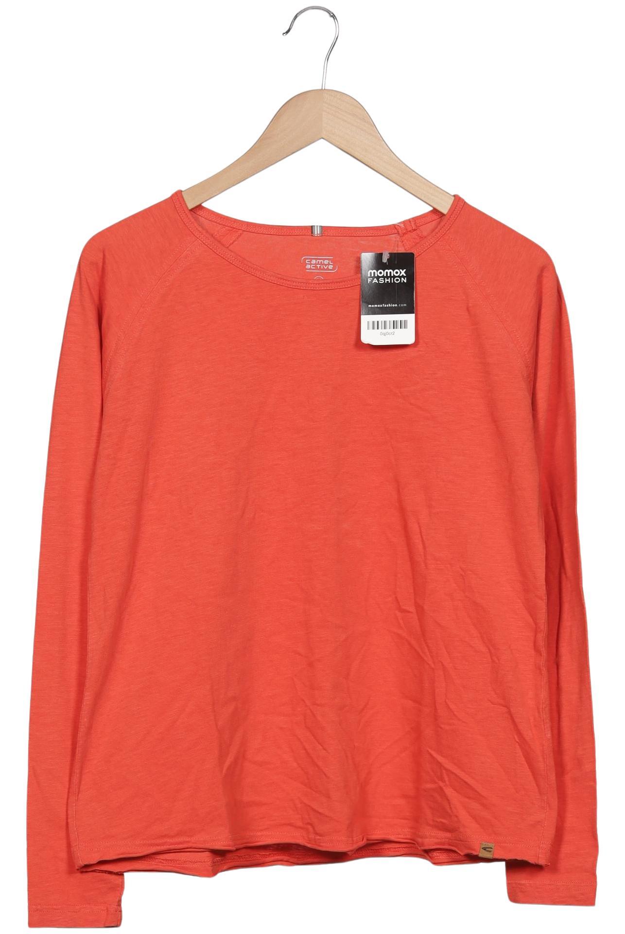 

camel active Damen Langarmshirt, orange, Gr. 38