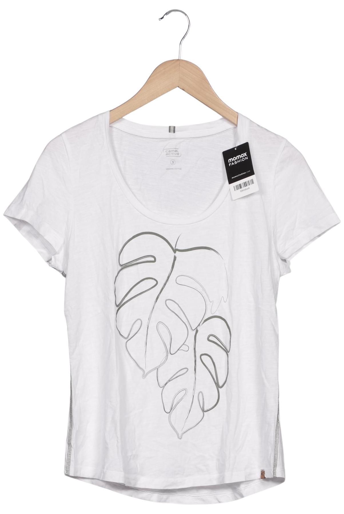 

camel active Damen T-Shirt, weiß, Gr. 36