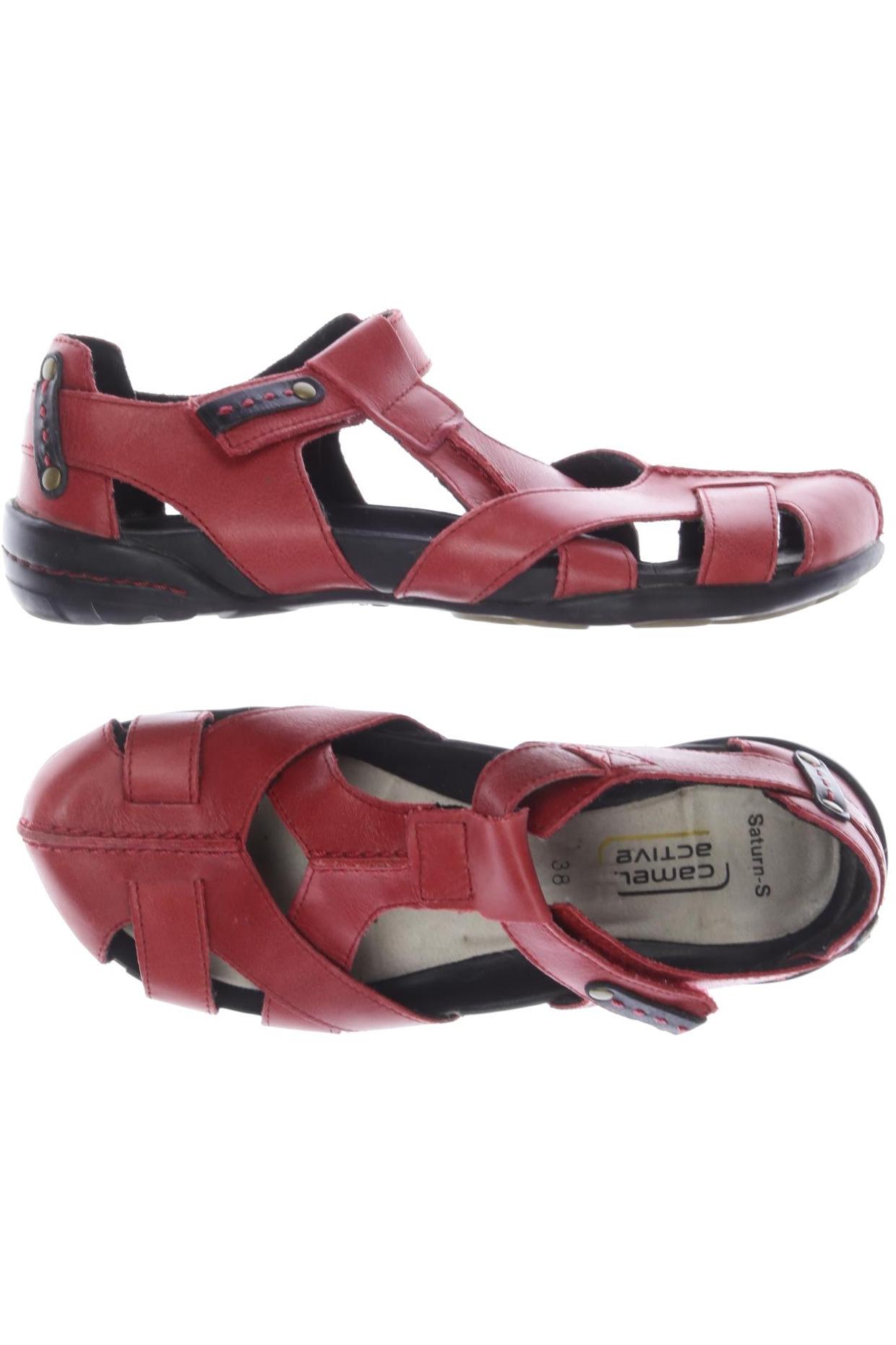 

camel active Damen Sandale, rot, Gr. 38