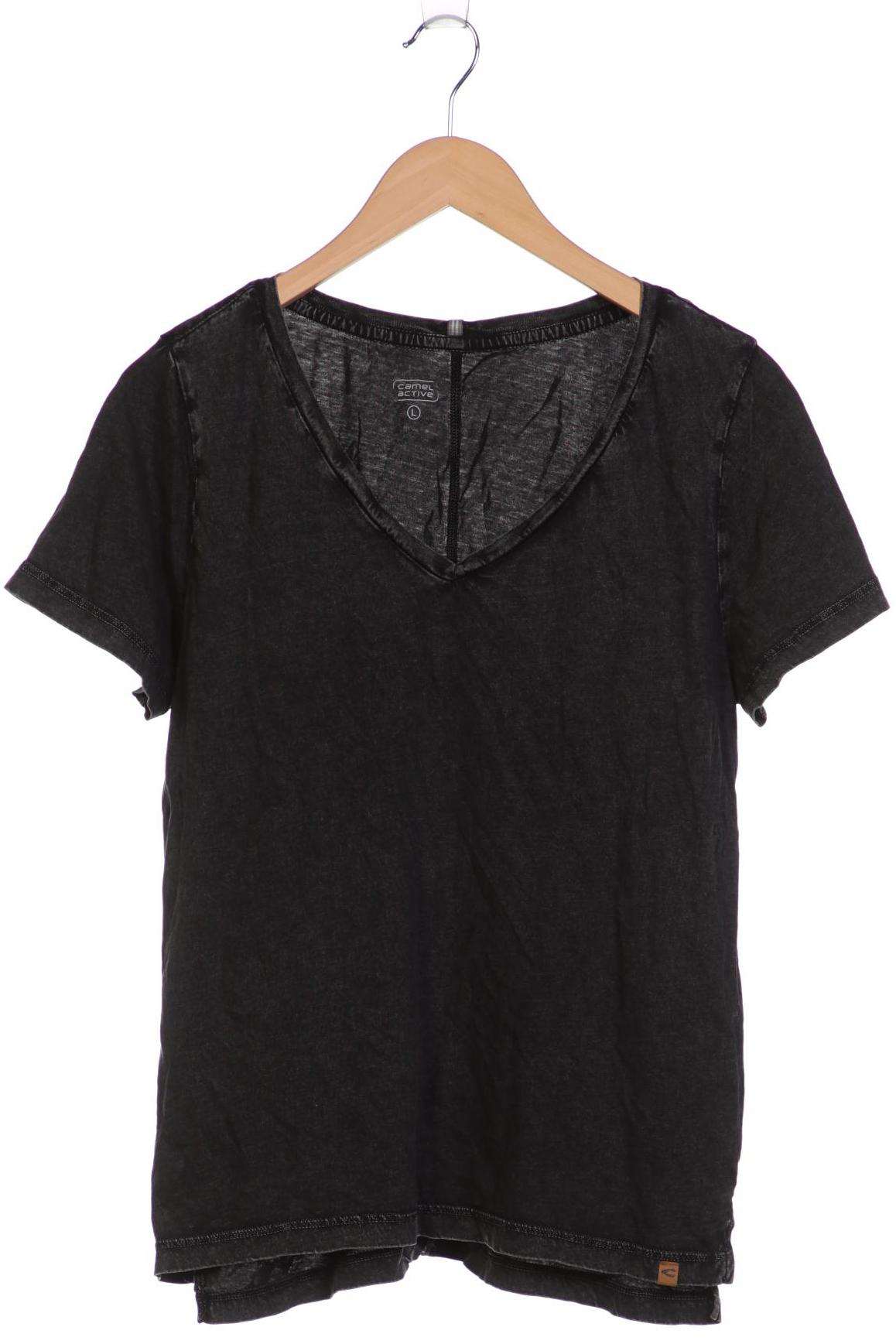 

camel active Damen T-Shirt, schwarz, Gr. 42
