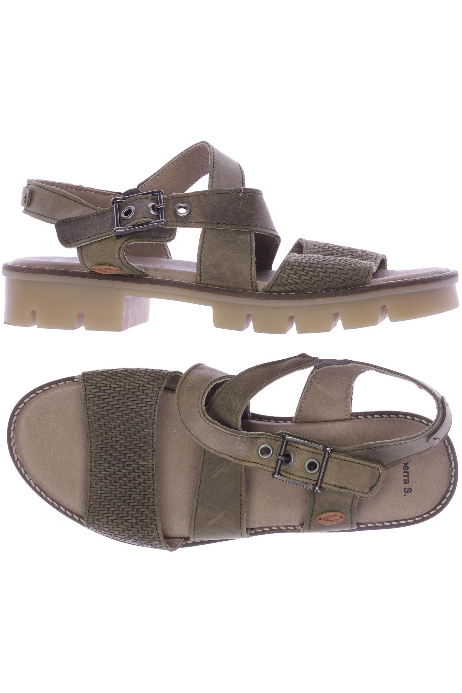 

camel active Damen Sandale, grün, Gr. 38
