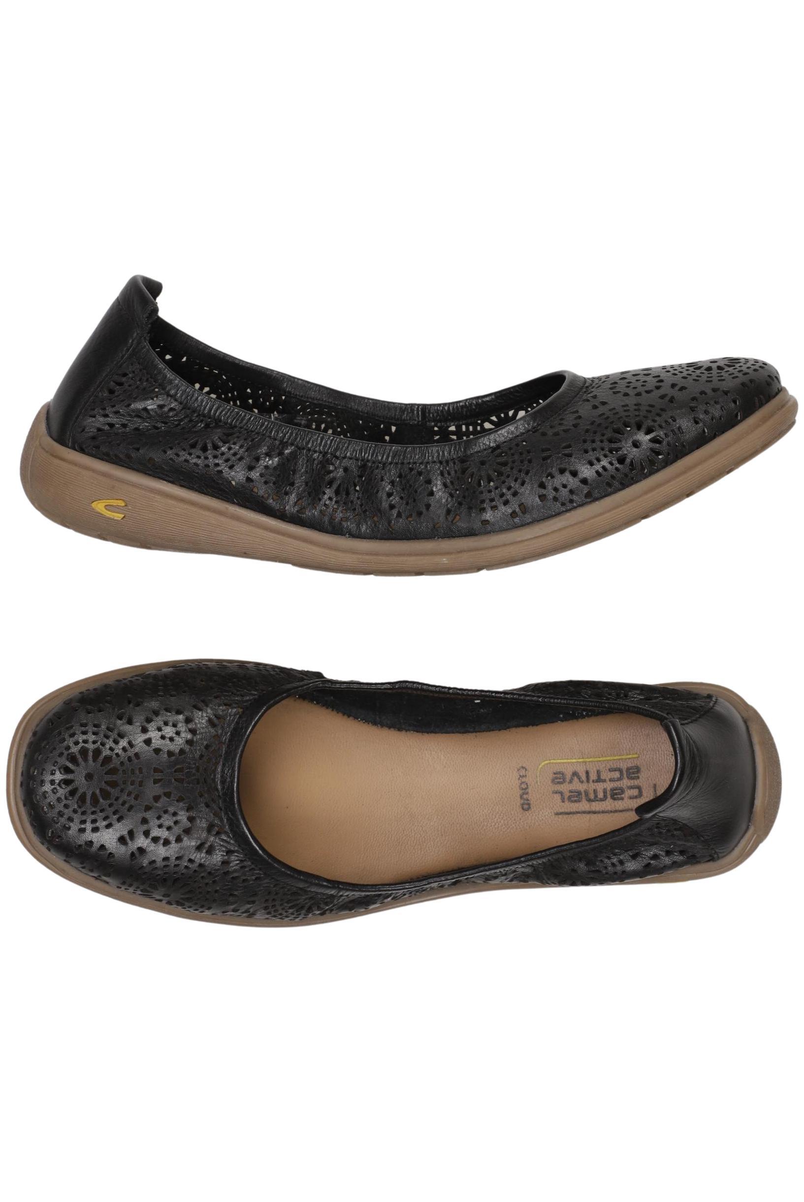 

camel active Damen Ballerinas, schwarz, Gr. 39