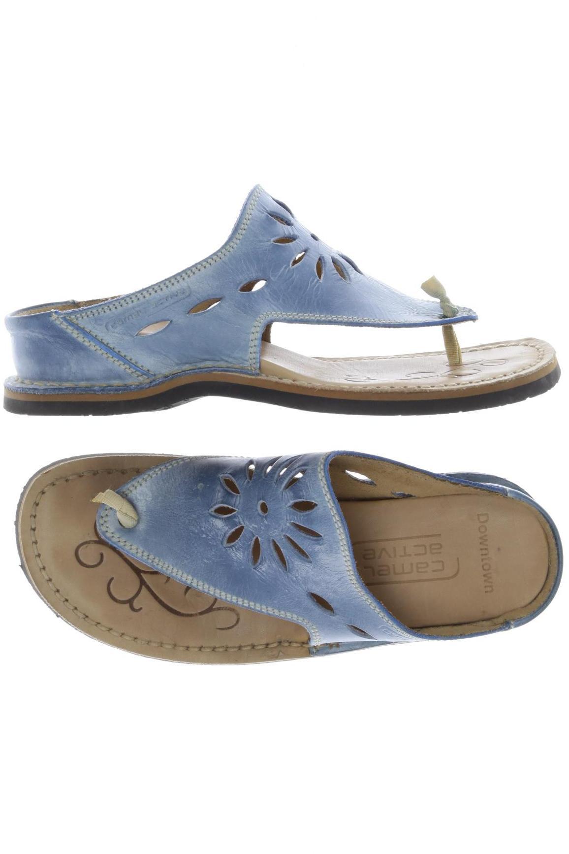

camel active Damen Sandale, blau, Gr. 4.5