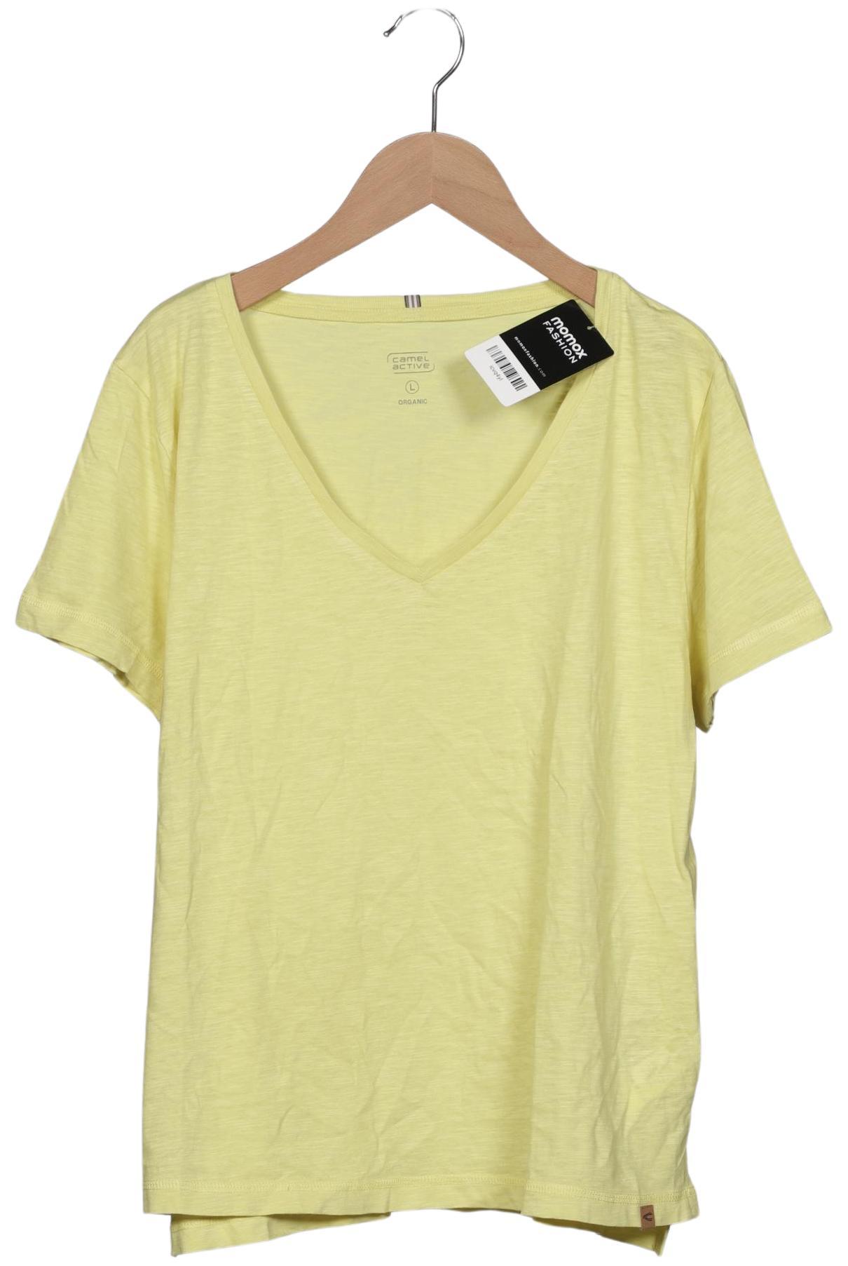 

camel active Damen T-Shirt, gelb, Gr. 42