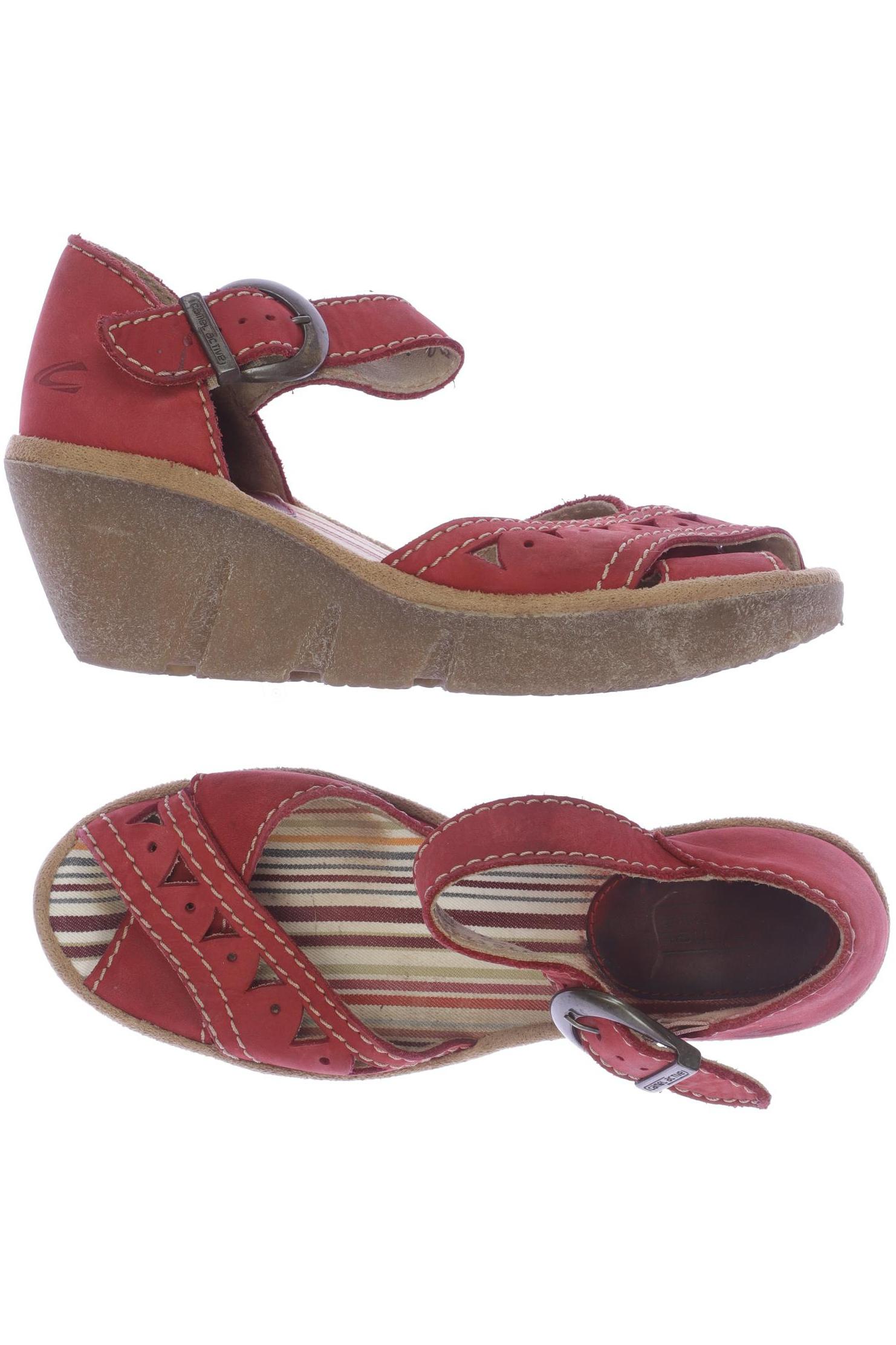 

camel active Damen Sandale, rot, Gr. 4.5