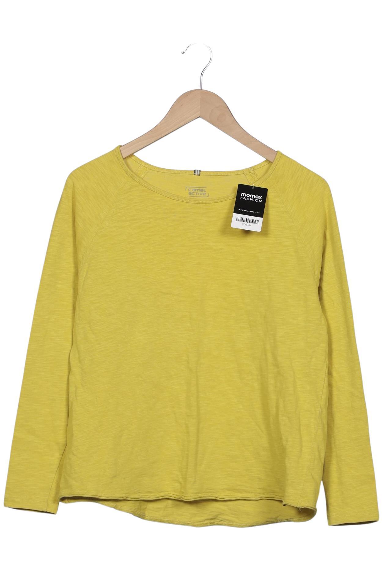 

camel active Damen Langarmshirt, gelb, Gr. 42