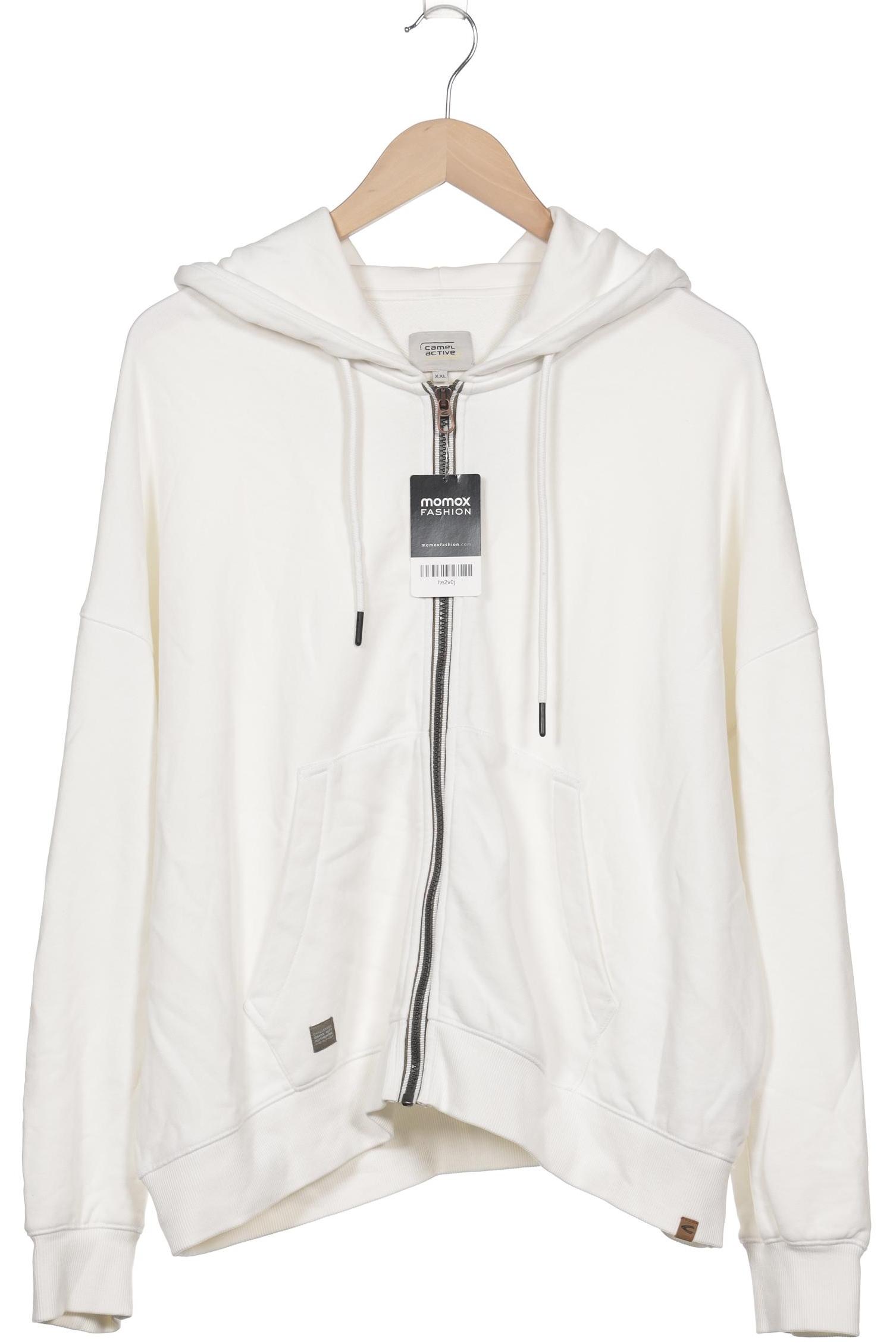 

camel active Damen Kapuzenpullover, weiß, Gr. 46