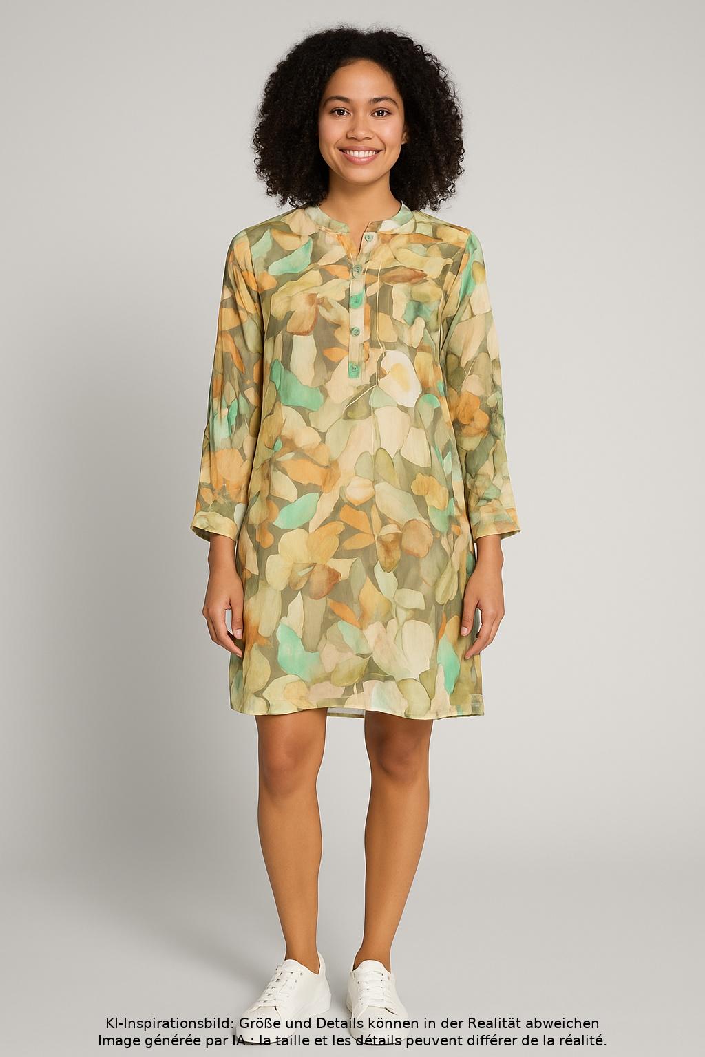 

camel active Damen Kleid, mehrfarbig, Gr. 36