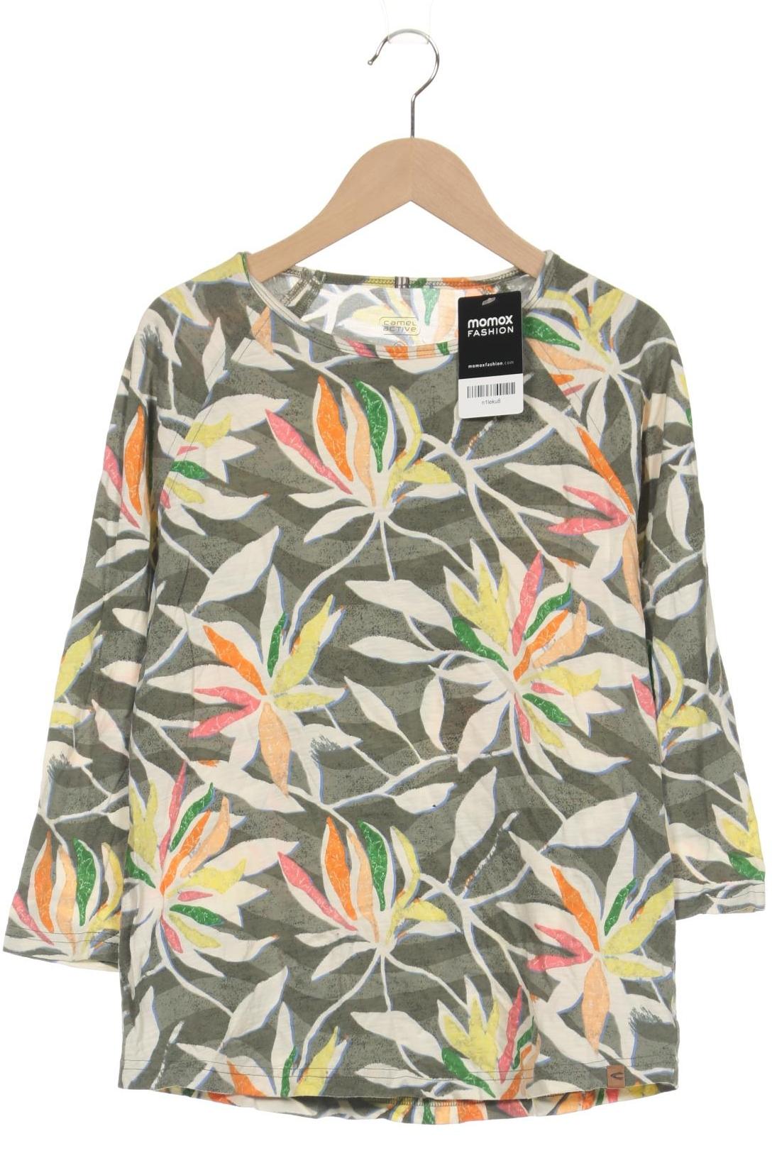 

camel active Damen Langarmshirt, grün, Gr. 36