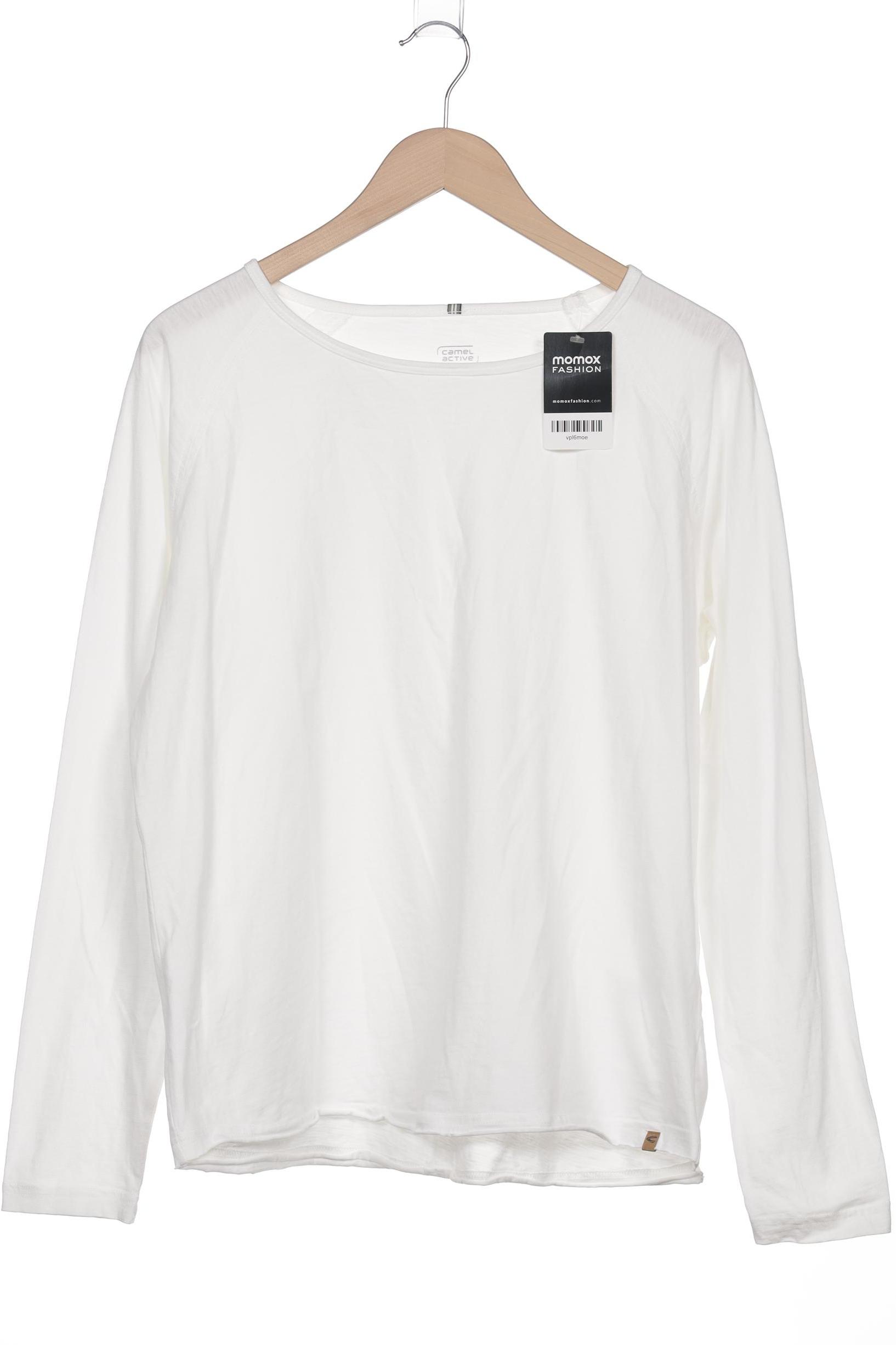 

camel active Damen Langarmshirt, weiß, Gr. 44